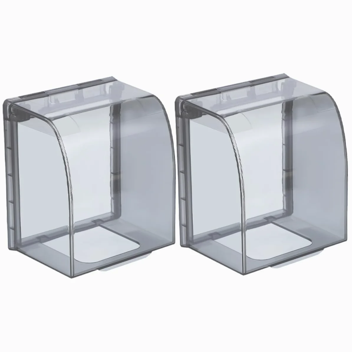 EXCEART 4 Set Coperchi Per Elettrica Impermeabili Da Protezione Per Outlet Da Bagno Copertura Autoaderente Per Elettrica Design Elegante E Pratico Facile Da Installare E Usare 2 Pezzi*4