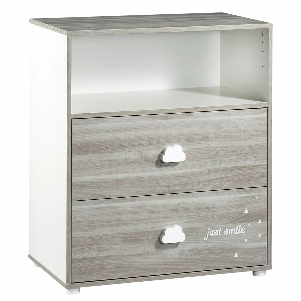 Baby Price Smile Cassettiera fasciatoio Quercia Silex