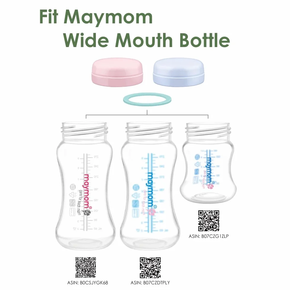 Maymom O-Ring di Tenuta per Biberon, Set da 6 Pezzi