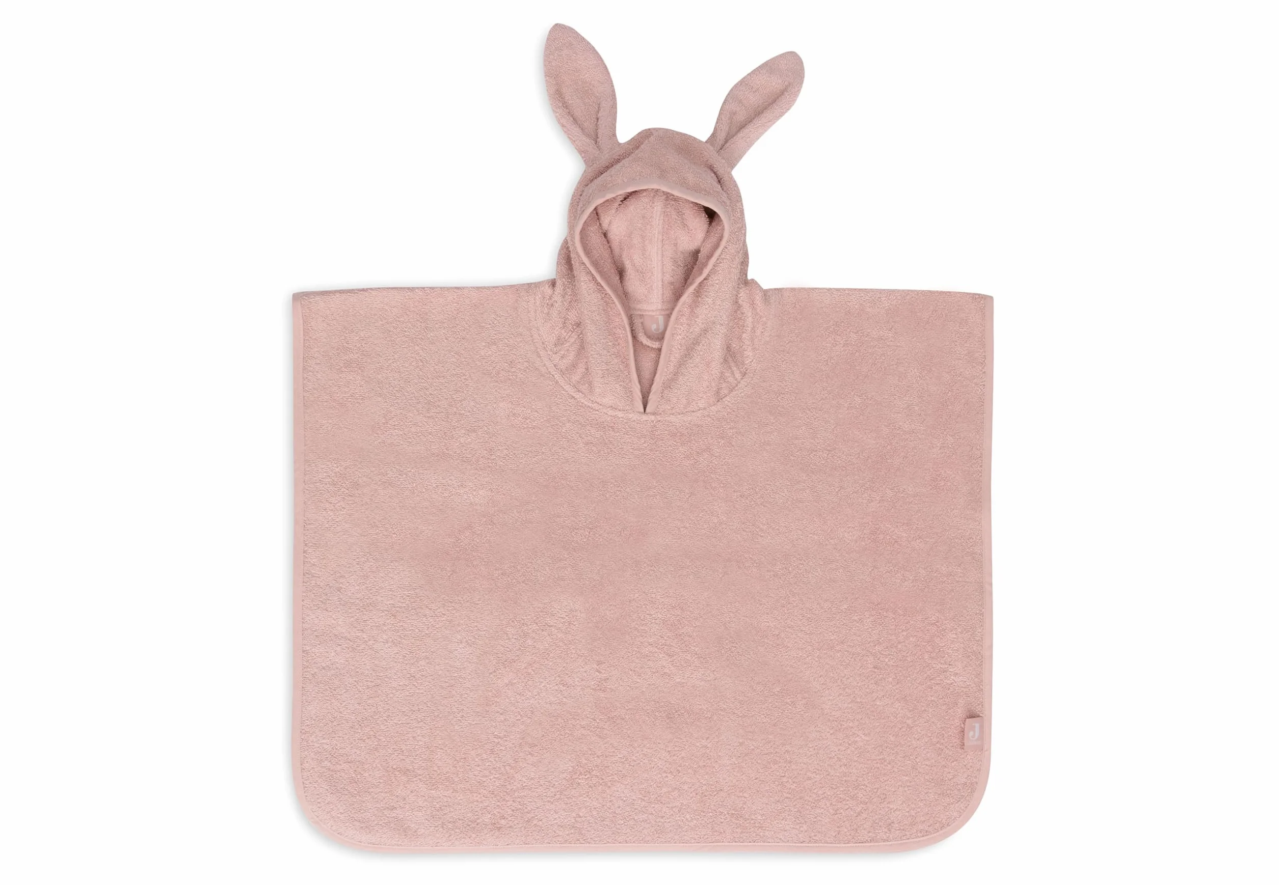 Jollein Poncho da bagno per bambini 1-4 anni – Terry, Wild Rose – 100% cotone – Spugna – Certificato Oeko-Tex – Con cappuccio con orecchie – Poncho da bagno per ragazze e ragazzi