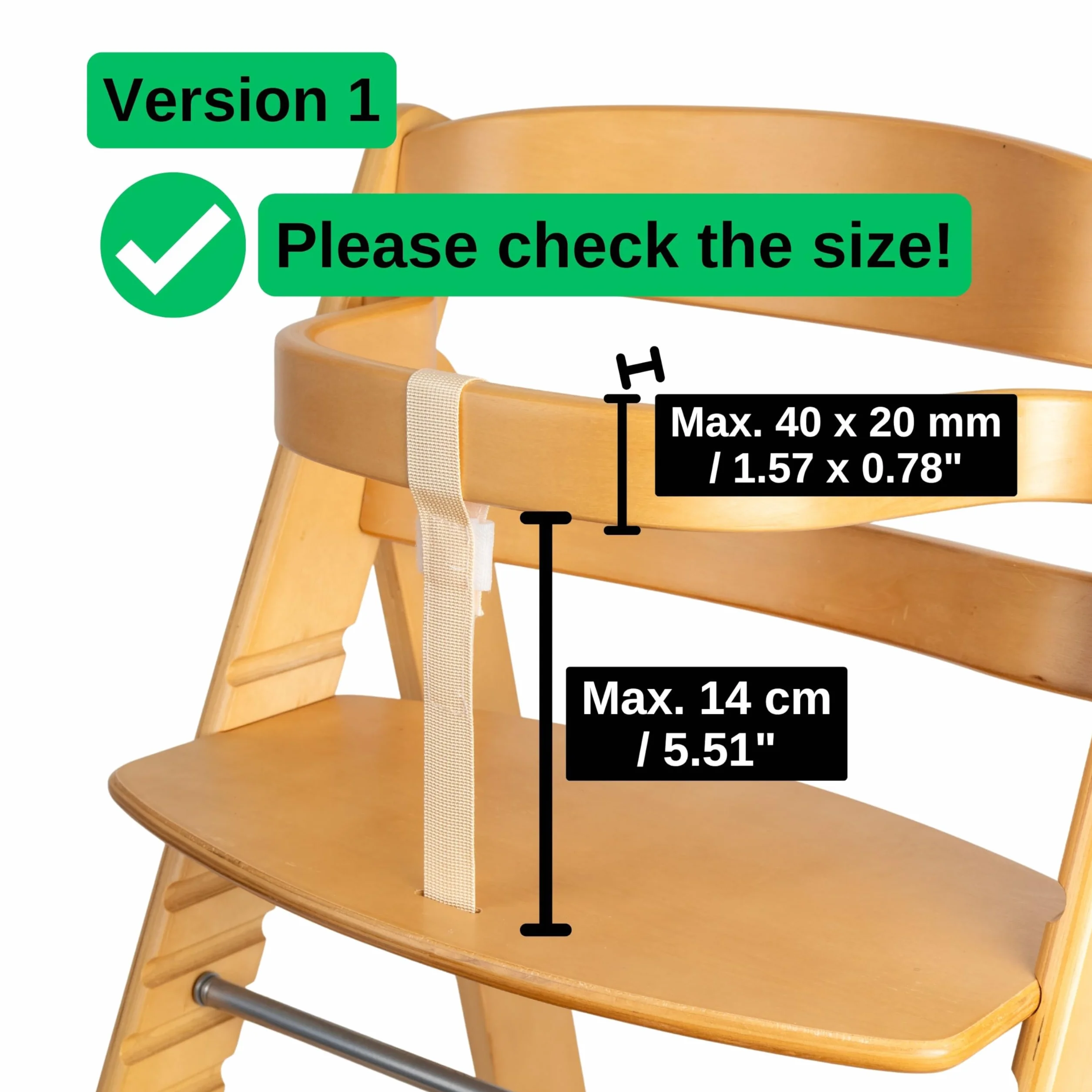 Set cintura inguinale con protezione cintura per seggiolone, confezione da 3, in beige, due cinture compatibili con Hauck Alpha Beta, Stokke Tripp Trapp, roba, Kinderkraft, ecc.