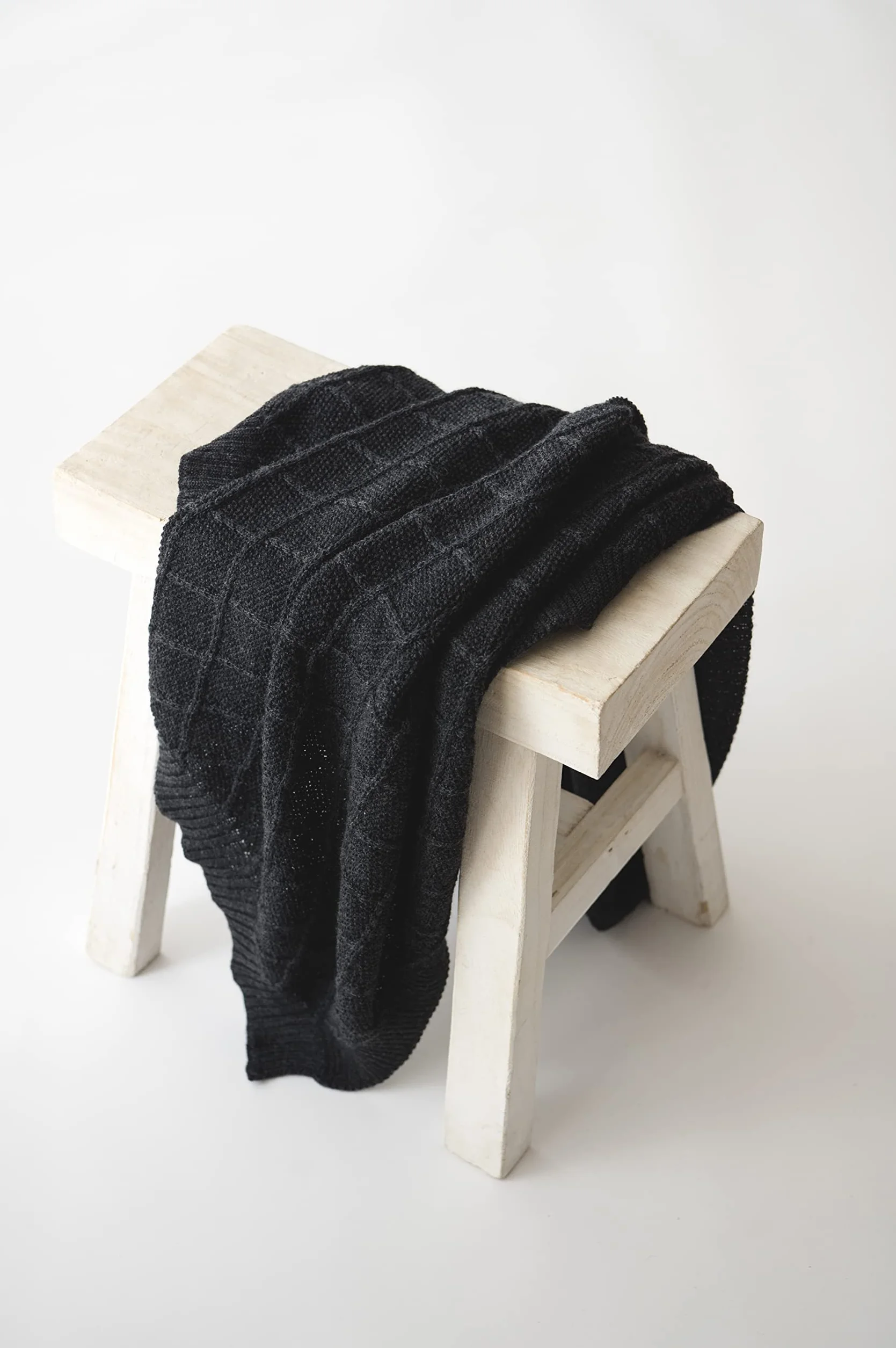Kaiser 6521725 Wool – Coperta per neonati in 100% lana merino, traspirante, per neonati, per l'estate, neonati, coperta per il passeggino, coperta per l'ovetto, colore nero