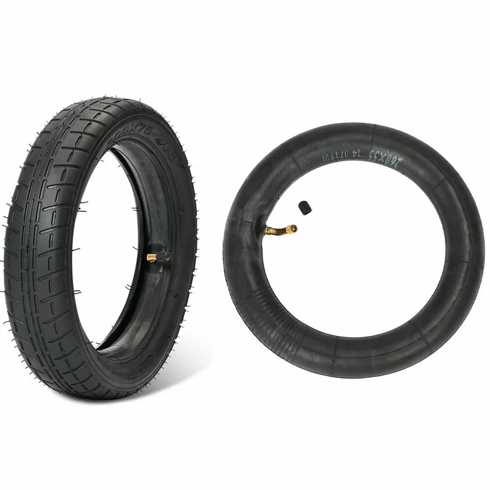 260x55mm Bambini 3 Ruote Bambino Mano Spinta Gomma Tubo Interno Esterno Pneumatico tubo interno e tubo esterno