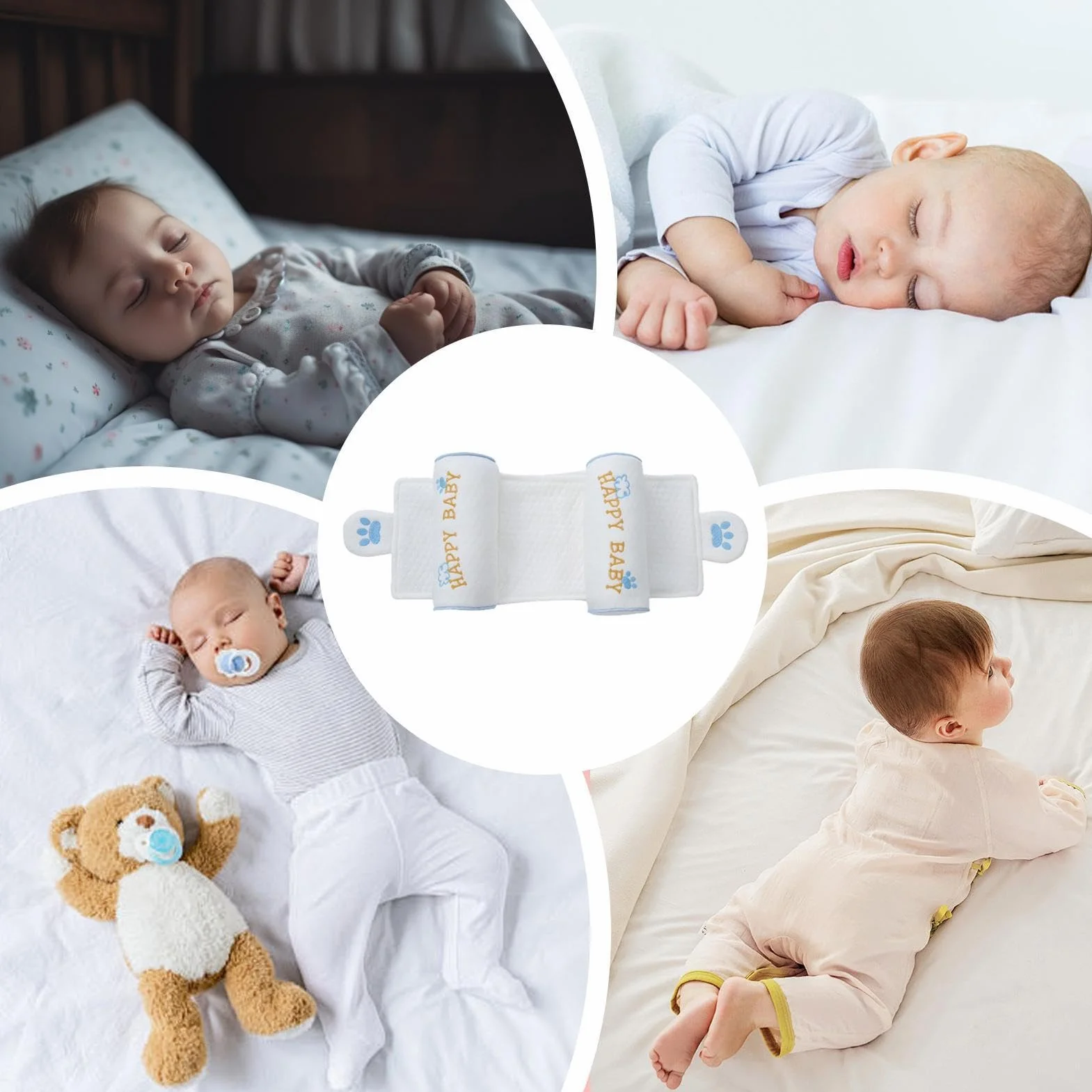 Ergonomico Per Dormire Per Bambini - Morbido E Traspirante, Lavabile, Di Supporto Per Il Collo | Comfort Per Il Riposo Da Viaggio Del Bambino, Fodera Rimovibile In Cotone