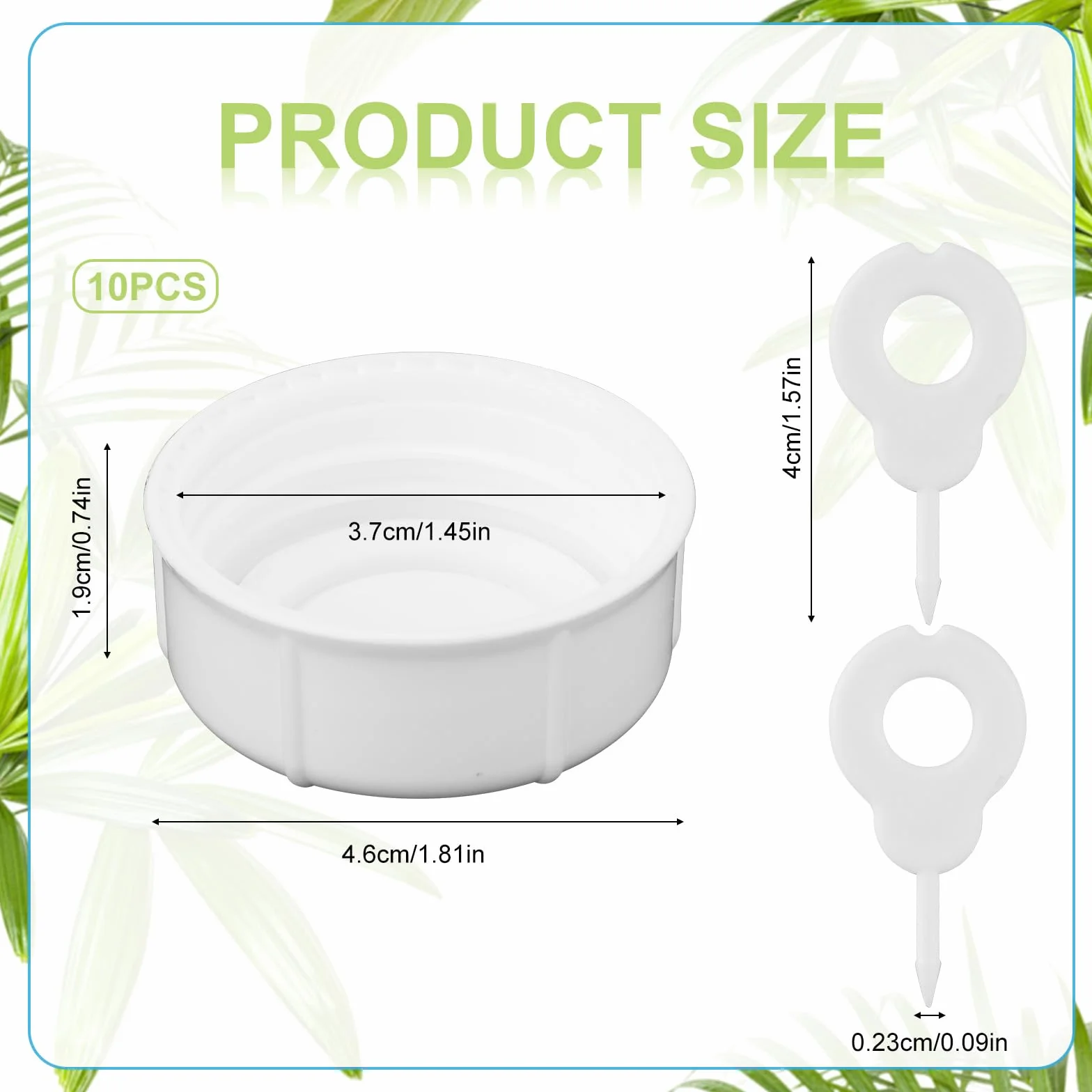 10pz Tappi per Biberon Stretti per Biberon Dr Brown e Medela, Senza BPA Tappi di Ricambio per Biberon da Viaggio e da Stoccaggio con Aghi Perforatori per Ameda e Altri Accessori (Bianco)