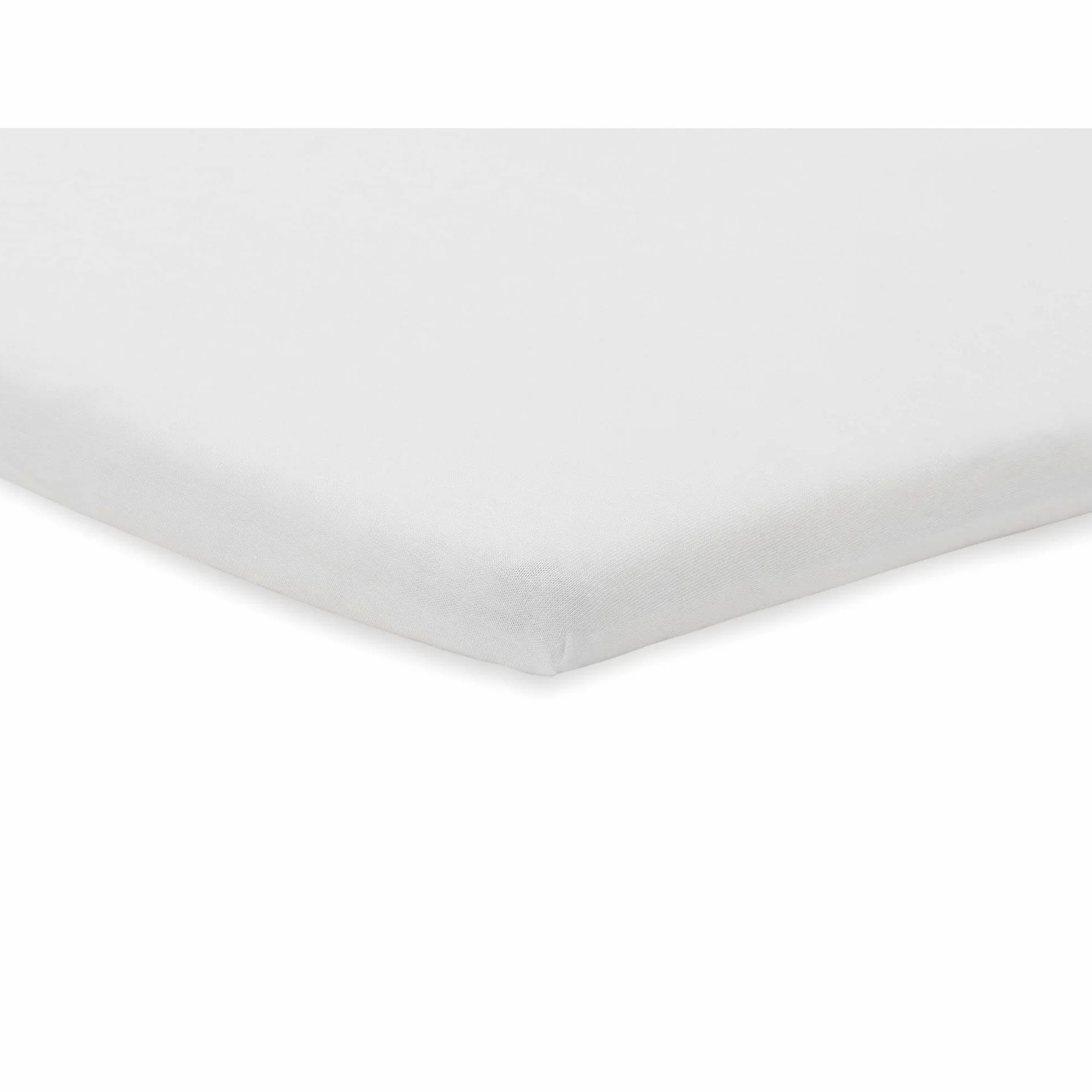 Jollein, set di 2 lenzuola in jersey, 75 x 95 cm, per tappeti parco bianco