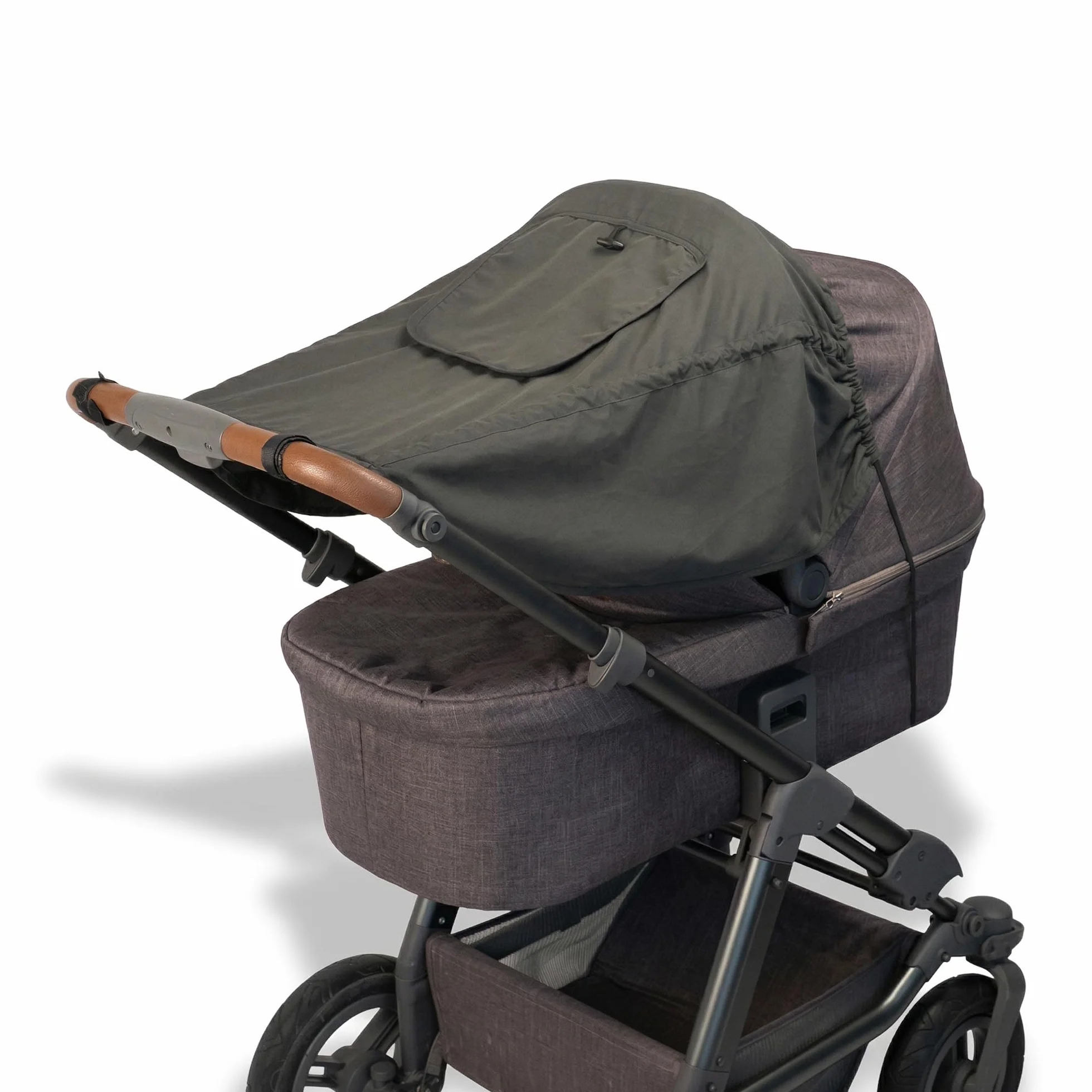 DIAGO Deluxe - Parasole per passeggino, colore: grigio
