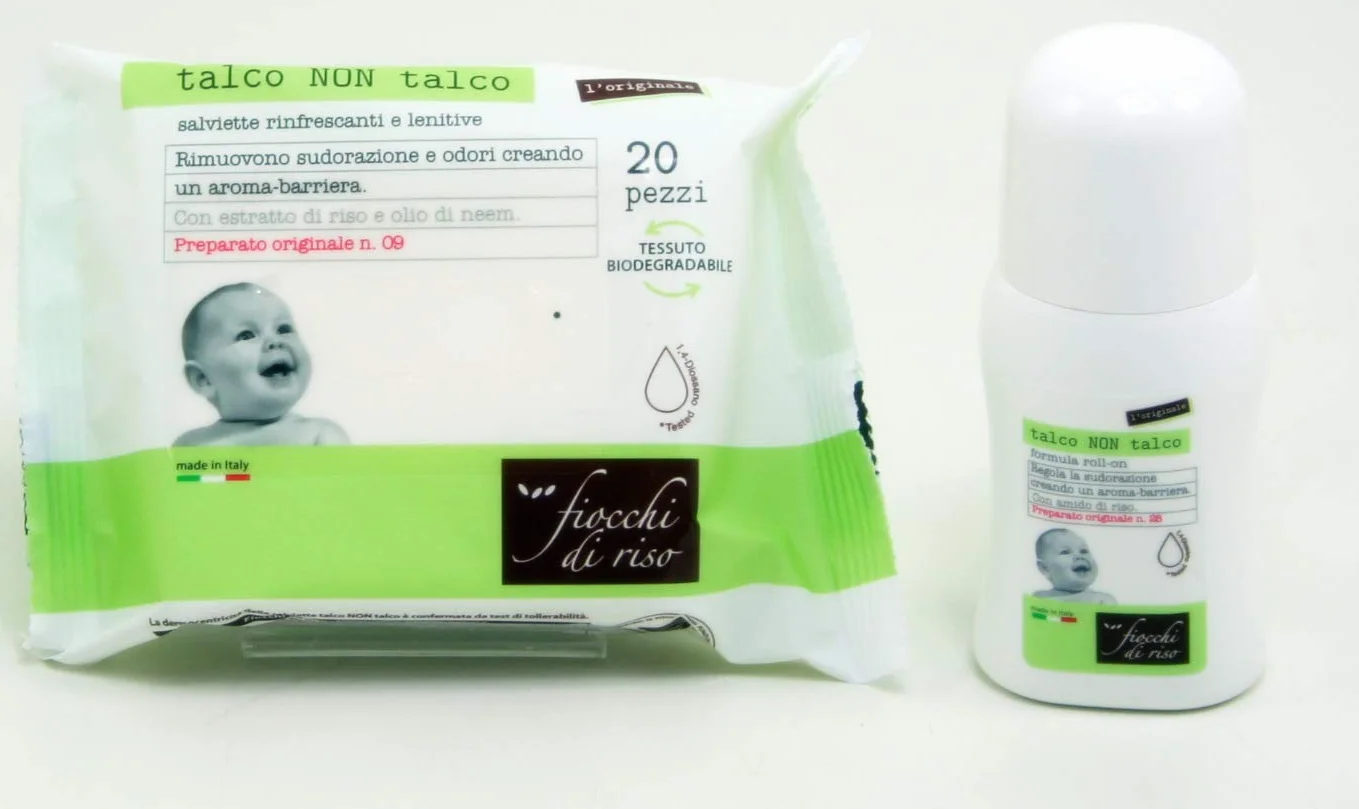 OFFERTA TALCO NON TALCO ROLL-ON+SALVIETTINE TALCO NON TALCO
