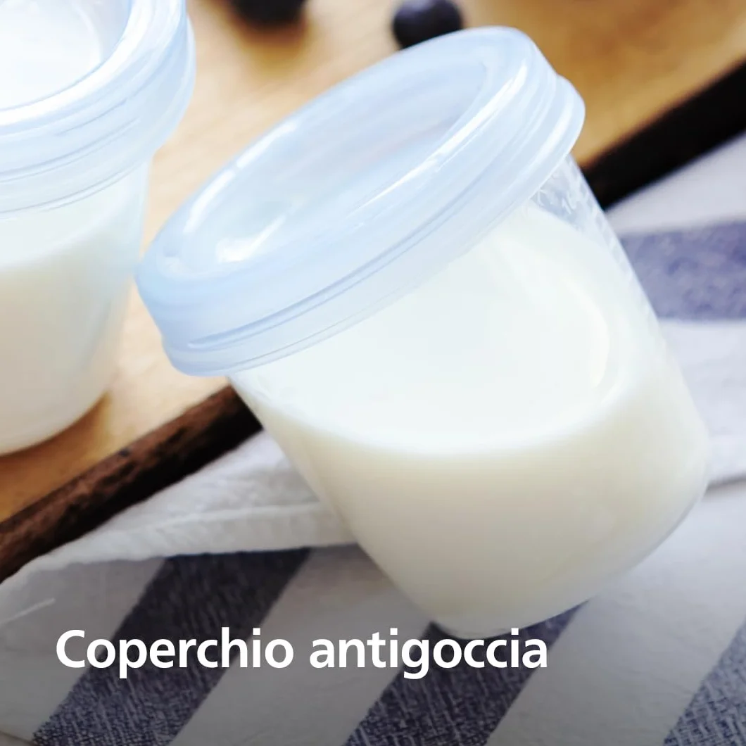 Philips Avent SCF883/01 EasyPappa Plus 4 in 1 Cuocipappa Multifunzione con Set Vasetti SCF721/20 per la Conservazione delle Pappe, 20 Pezzi
