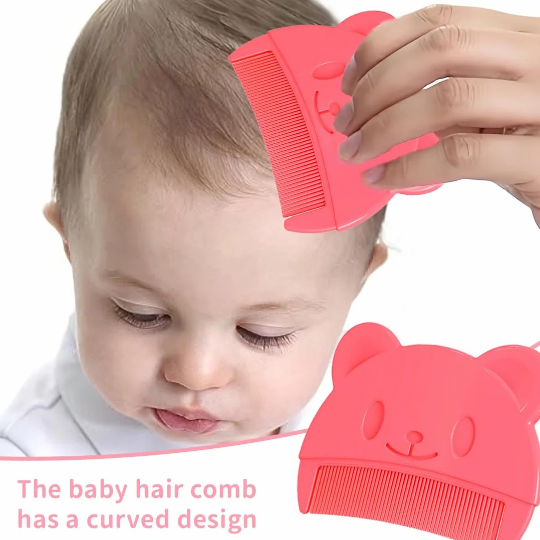2 Pezzi Pettine Neonato, pettine crosta lattea neonato Pettine Crosta Lattea Spazzola e Pettine Neonato Pazzola per Bambini In Silicone per Pettinare i Capelli per Neonati e Bambini Piccoli