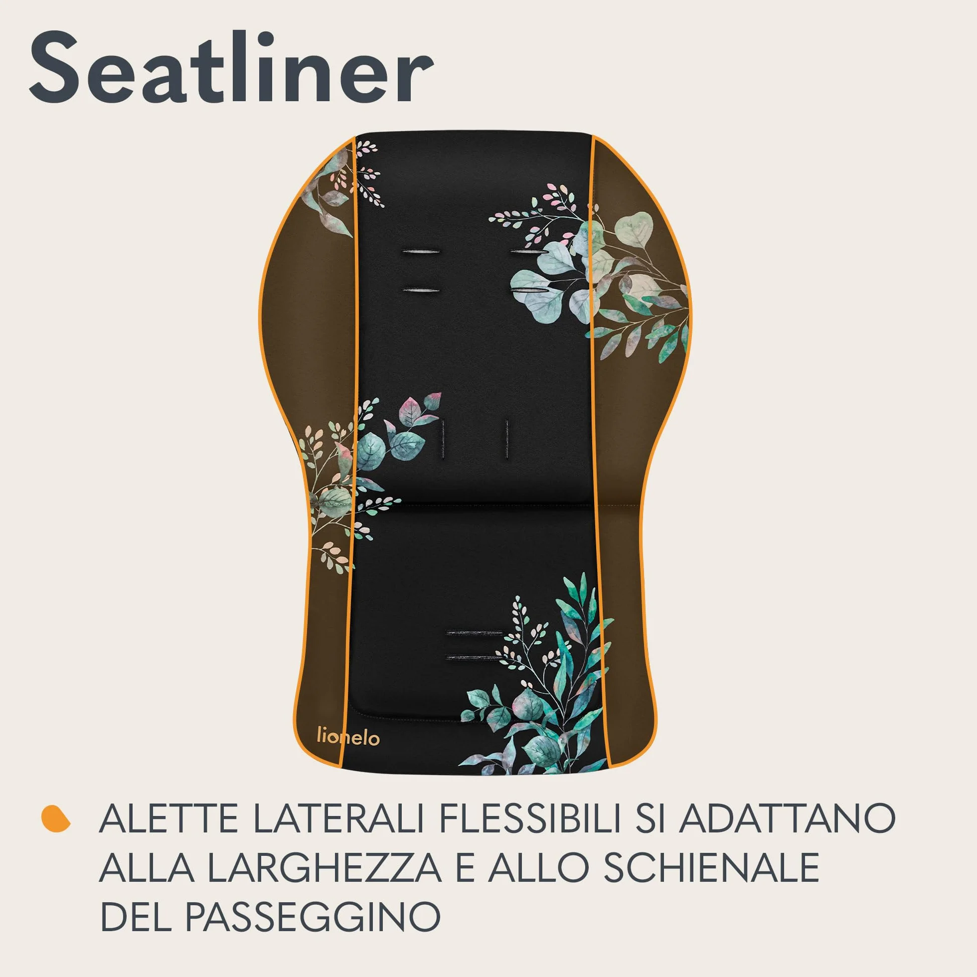 lionelo SEATLINER Materassino universale copriseduta per passeggino, materiale impermeabile double-face, compatibile con la maggior parte dei passeggini, copriseduta morbido per passeggino