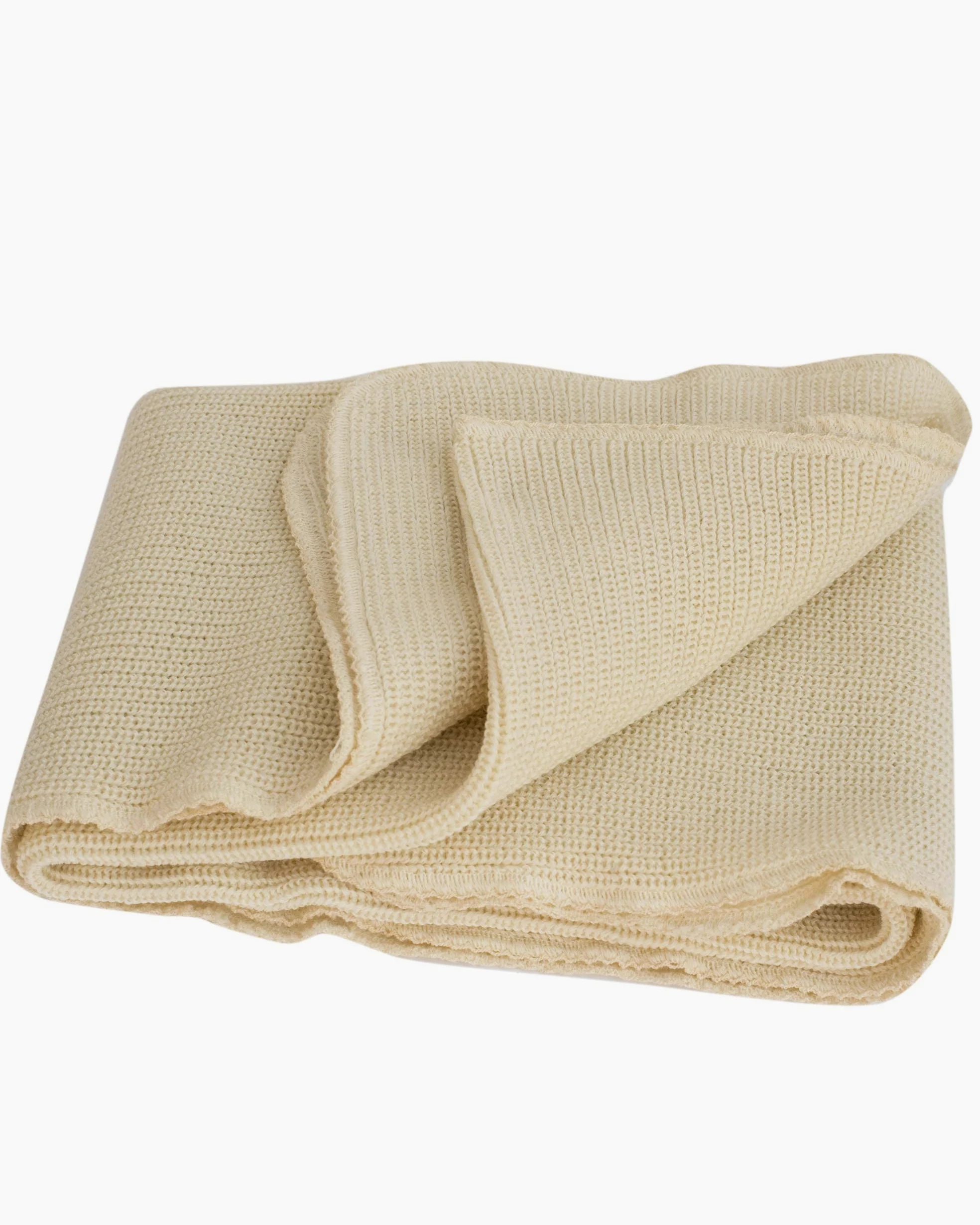 Lilano, Coperta spessa per bambini, 100% lana (kbT), 90 x 85 cm (naturale)