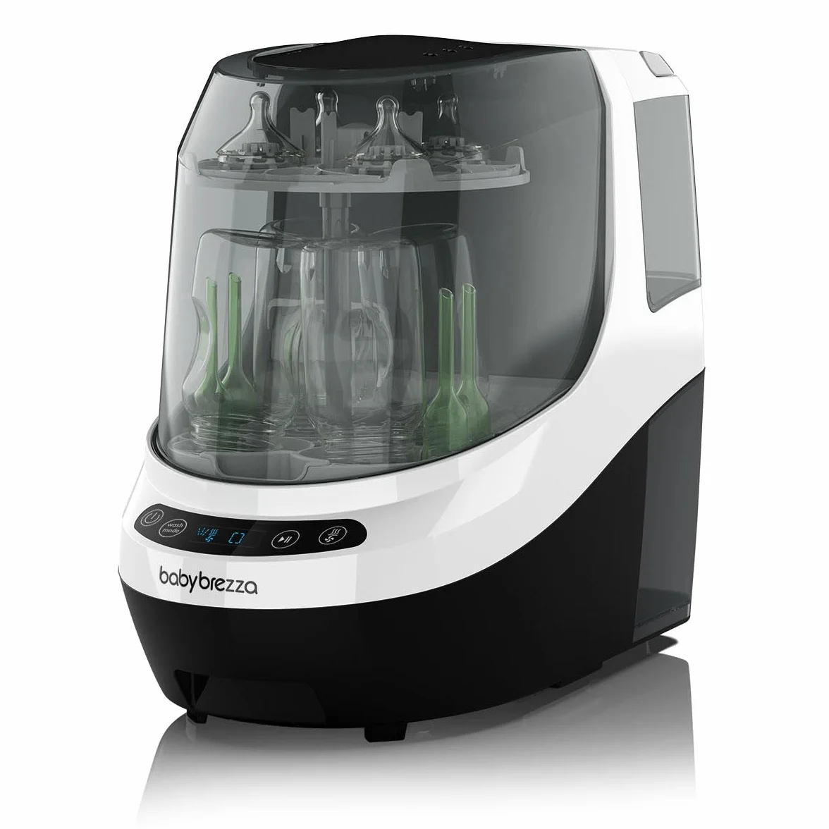 Baby Brezza Bottle Washer Pro: Lavabiberon ecologico, multifunzione, Sterilizzatore automatico con Lavaggio e Asciugatura per Biberon, Tettarelle e Accessori per Neonati - Pulizia senza spazzole