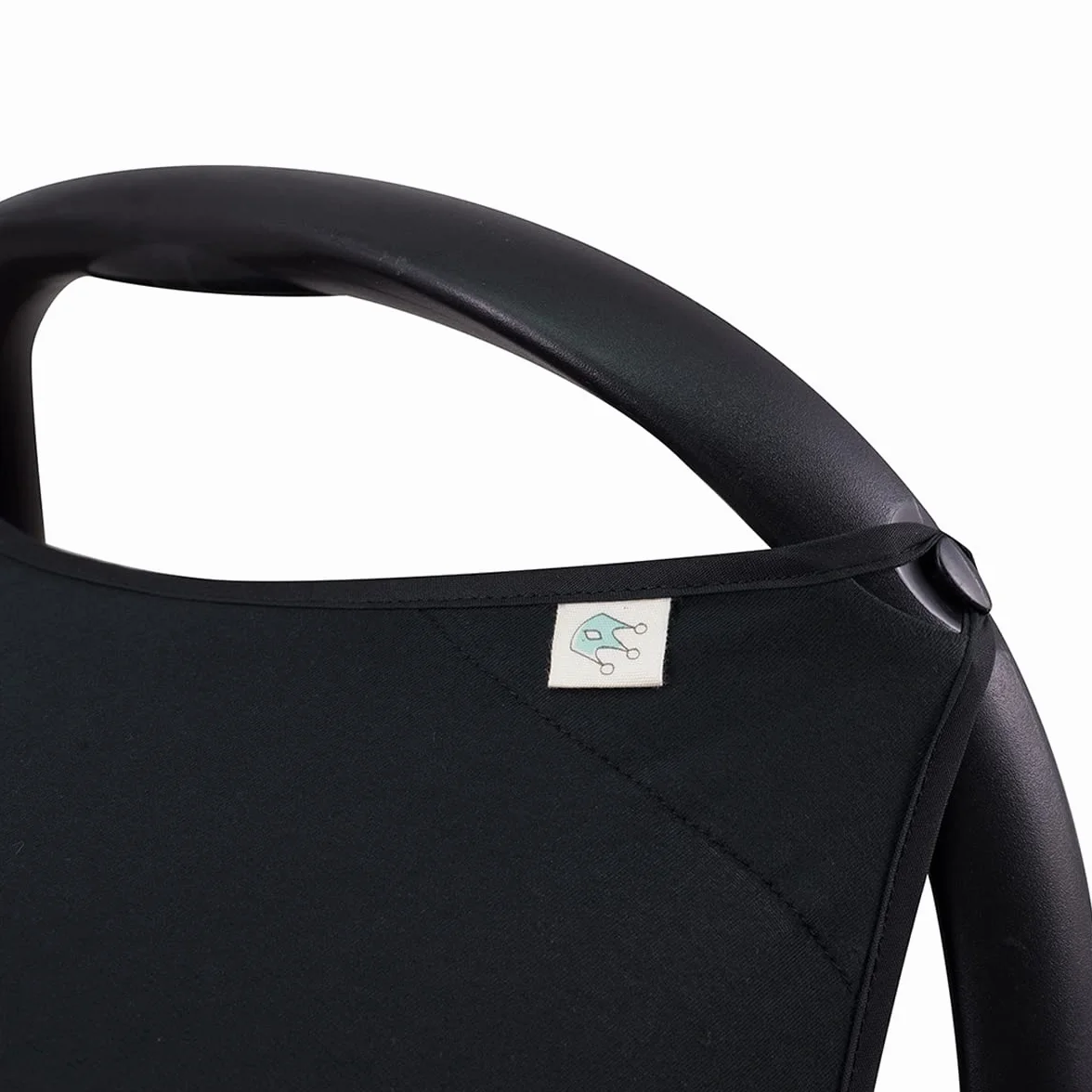 JYOKO KIDS Cappuccio Compatibile con Maxi Cosi Cabriofix, Capottina Seggiolino Auto, Black Series