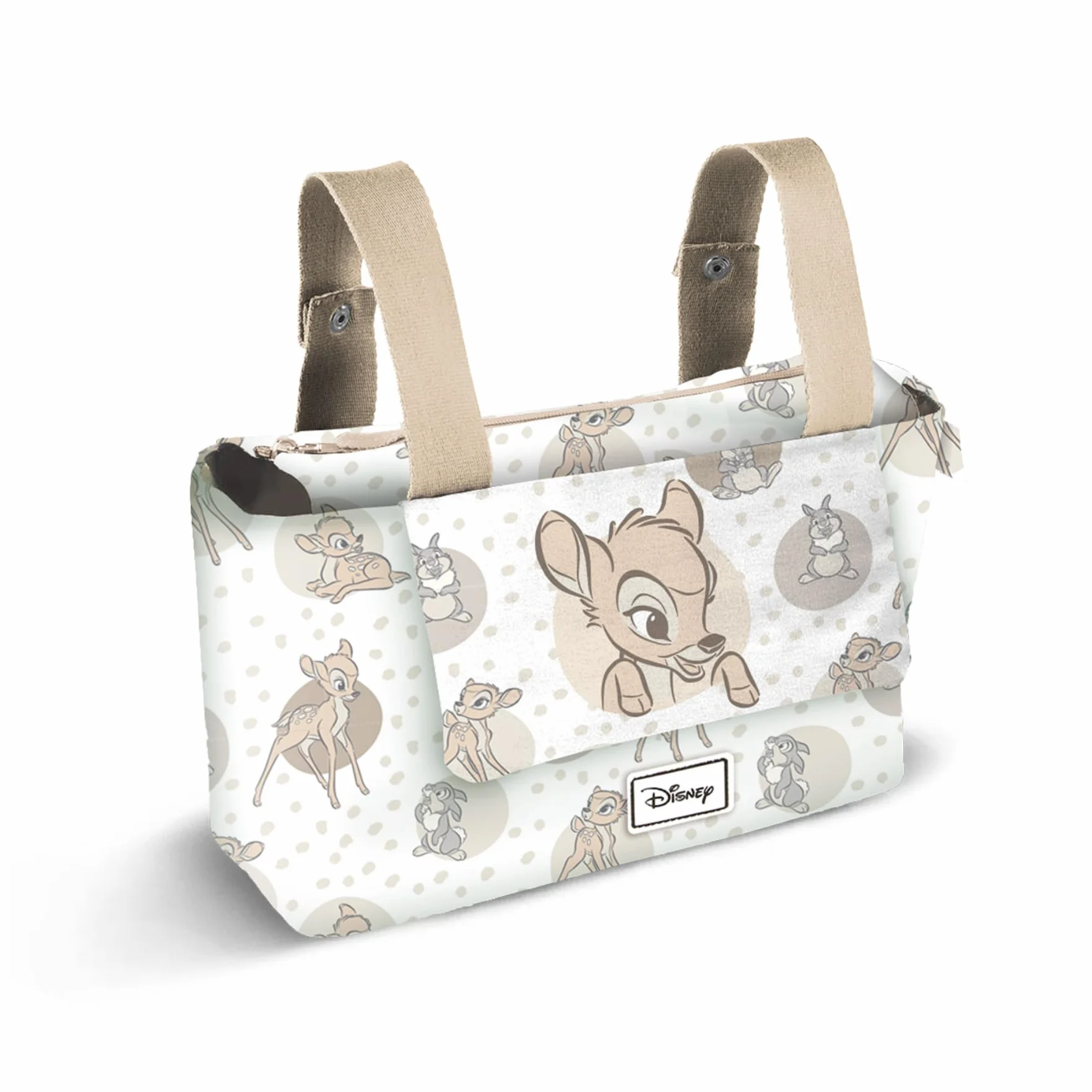 Disney Bambi Tender-Borsa Organizer per Passeggino Hamper Mommy, Marrone, 31 x 27 cm