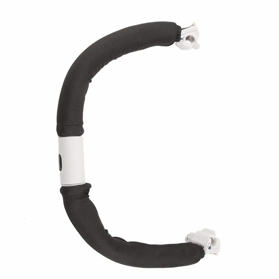 Maniglia per passeggino Barra di paraurti per bracciolo generico regolabile regolabile per passeggino(Nero)