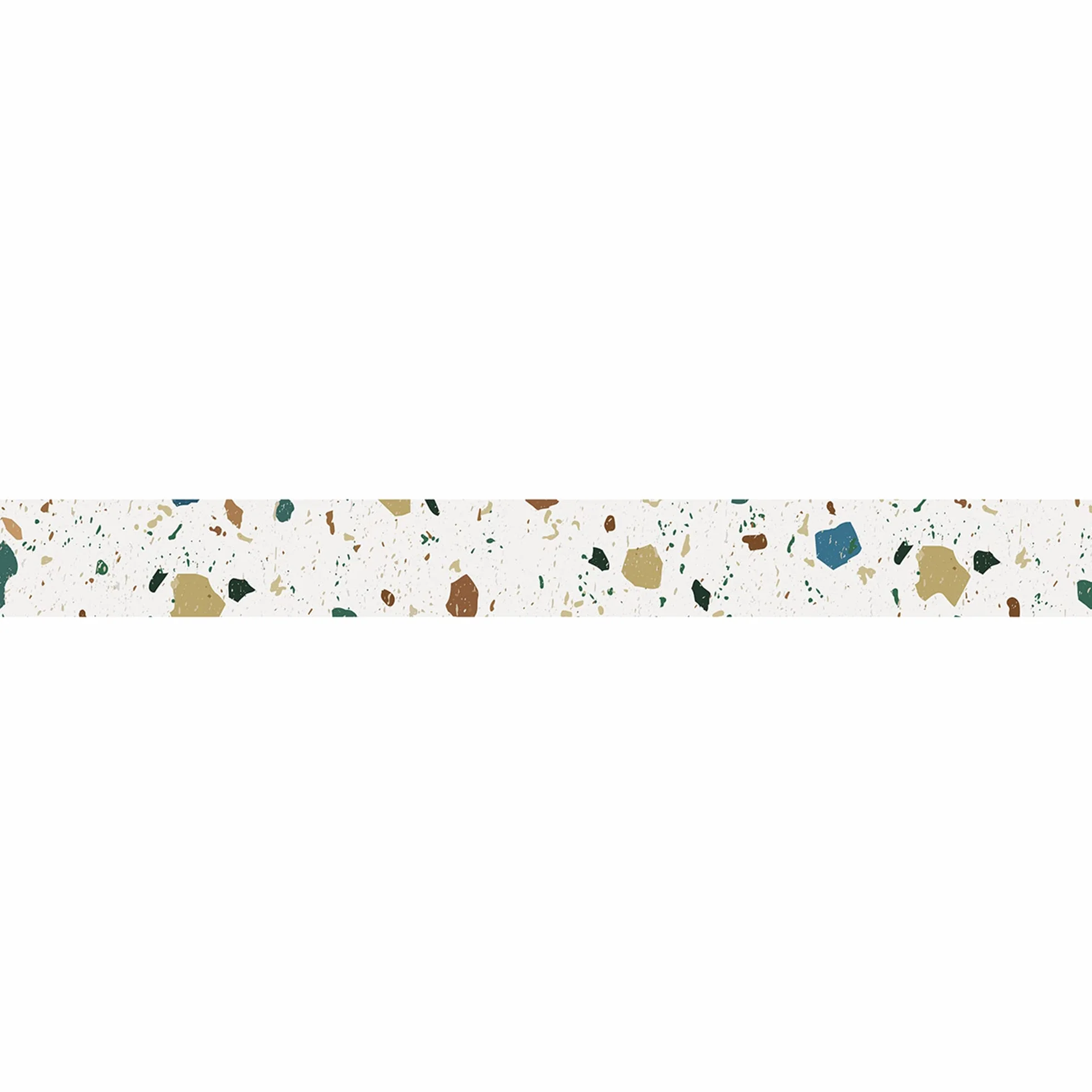 fregio adesivo decorativo autoadesivo, terrazo adesivo imitazione marmo colorato, 5 cm x 300 cm