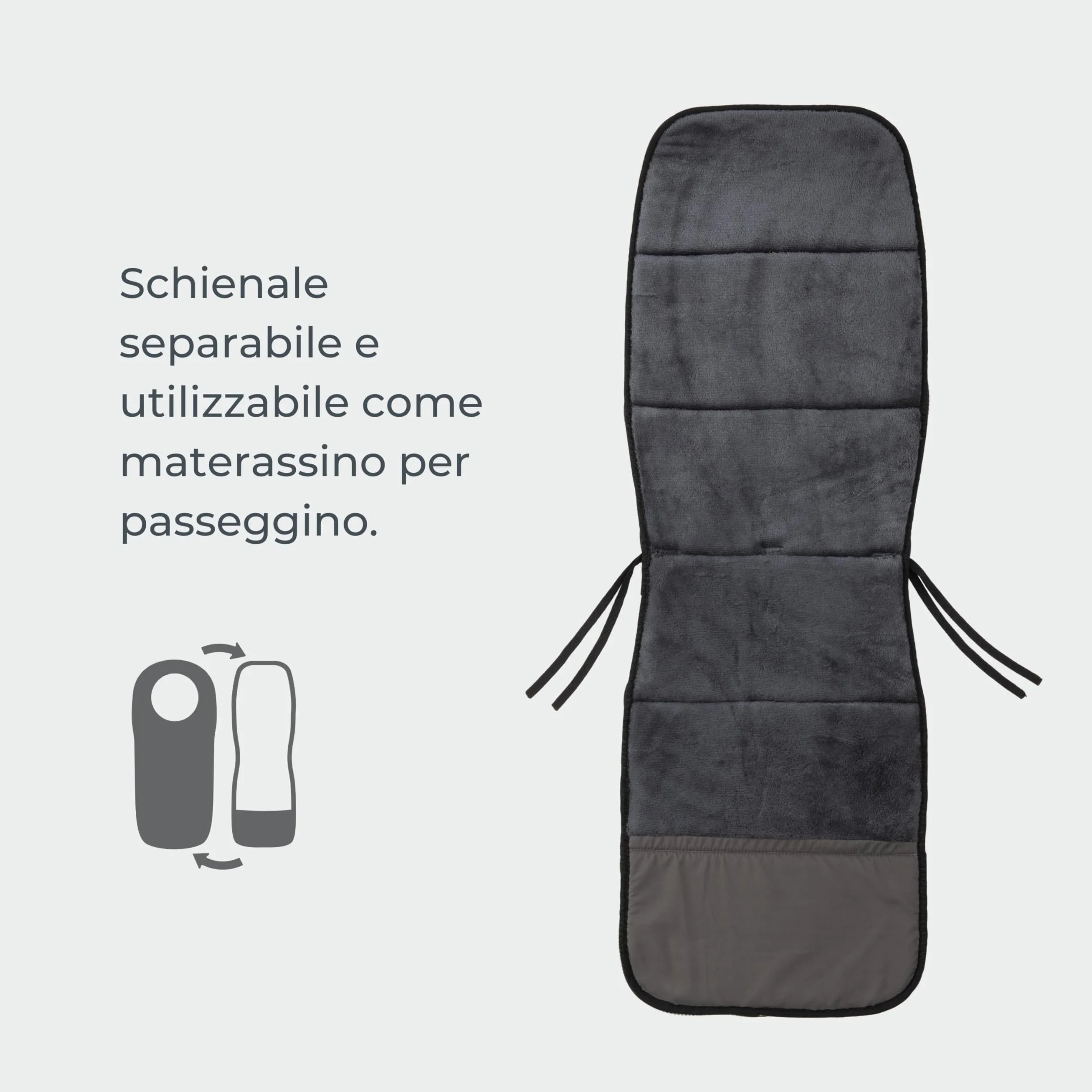 Moovo by Nuvita 9905 Junior One | Sacco Universale per Seggiolini Auto | Perfetto per Bambini da 6 a 36 Mesi (100 cm) | Protezione Fino a -10°C anti pioggia e anti vento | Sabbia