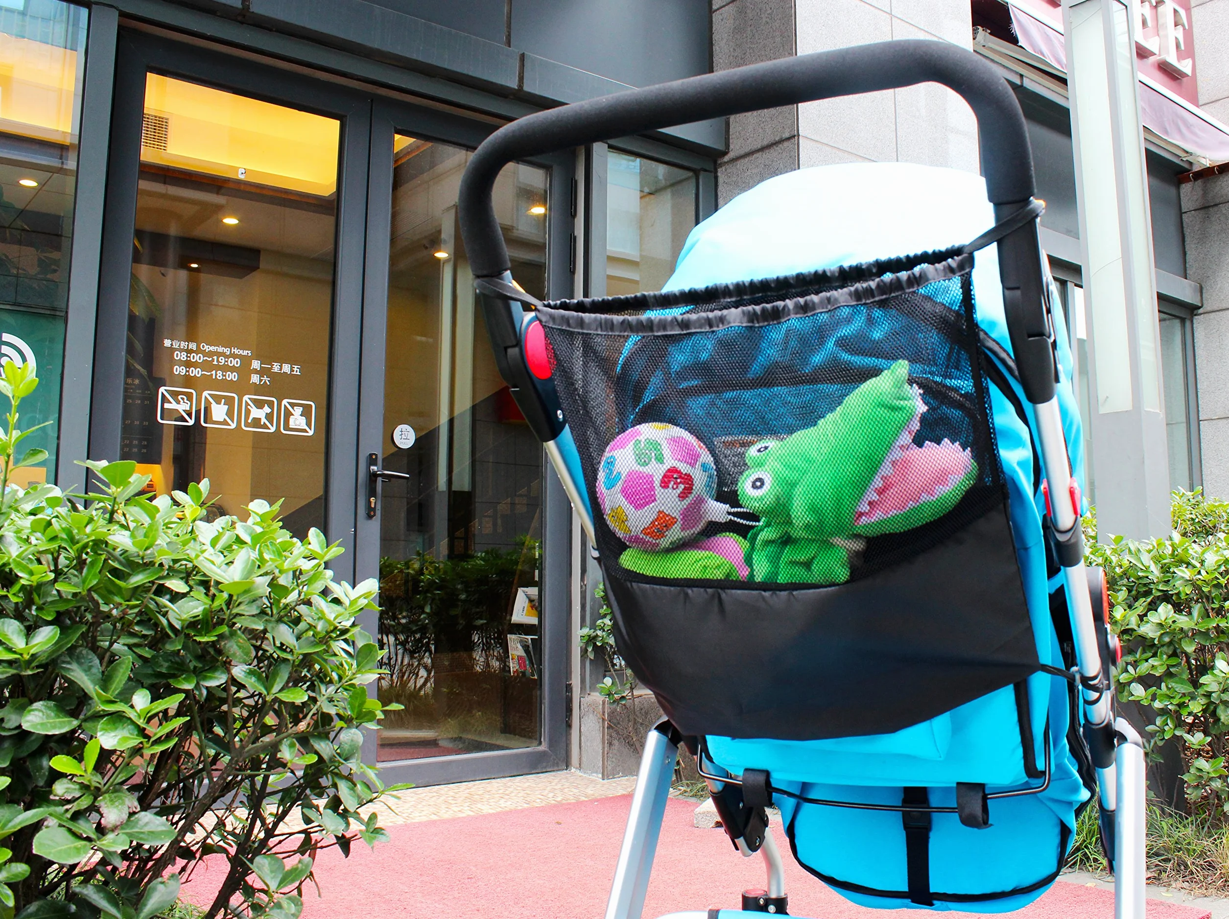 Altabebe AL1005 Borsa in Rete per Passeggino, Nero