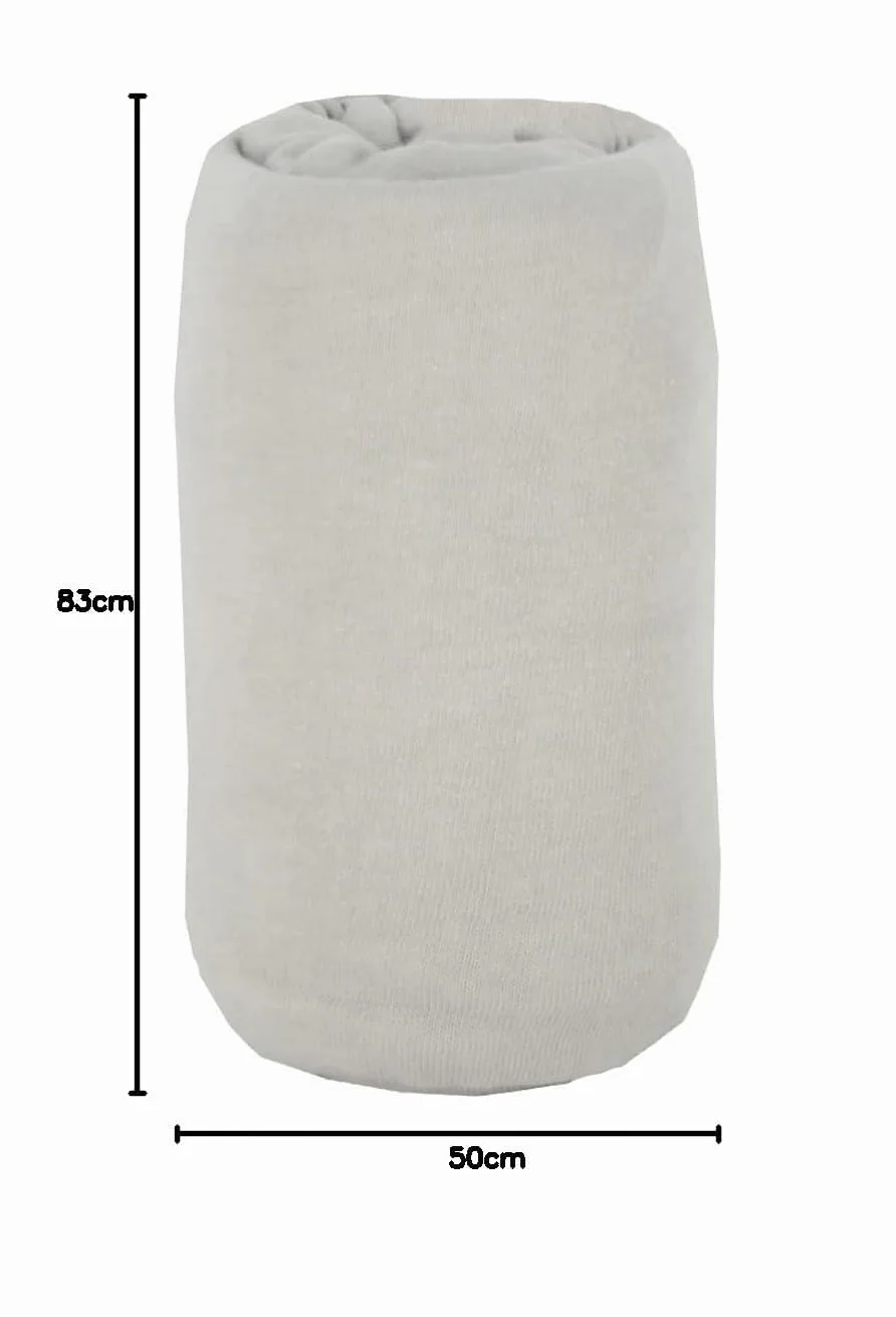 babyCalin Bio - Set di 2 lenzuola con angoli per lettino biologico 83x50 cm