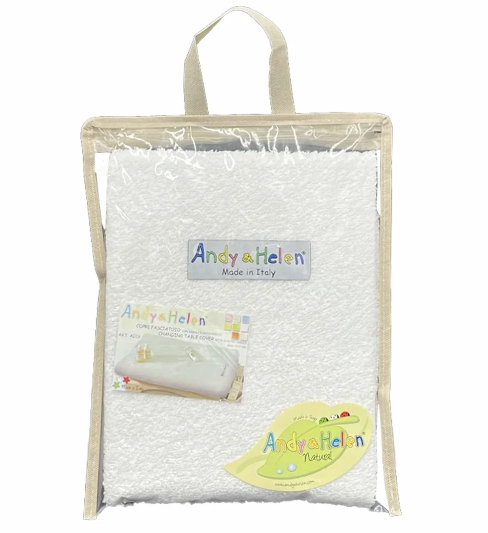 Andy & Helen copri fasciatoio Universale con angoli elasticizzati in spugna 100% cotone Bio