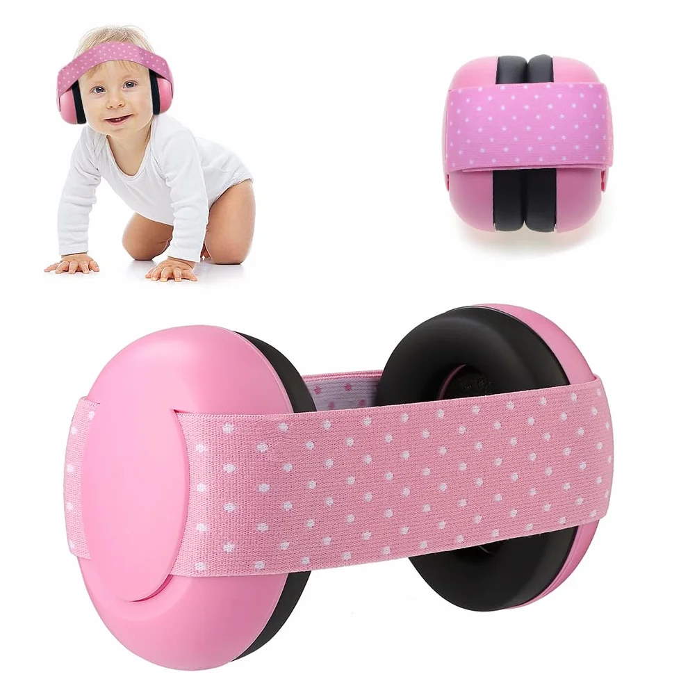 Jiahuade Cuffie Neonato Antirumore,Cuffie Protezione Udito Bambini,Cuffie per Concerti Bambini,Cuffie di Sicurezza,Protezione dell'udito per Bambini,Protezione Acustica per Bambini