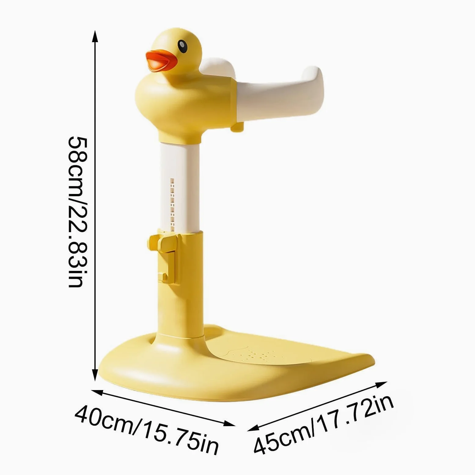 Supporto Per Doccia Del Bambino - Supporto Per Bagnetto In Piedi - Scaffale Regolabile con Base Antiscivolo per Bambini Casa e Asilo