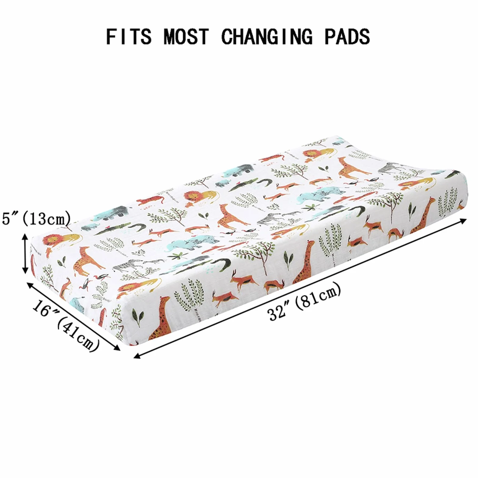 Copri Fasciatoio Neonato 40 X 80cm, Fodera Per Fasciatoio, Copertura Per Fasciatoio In Filato Di Cotone Traspirante E Morbida, Lenzuola Per Fasciatoio Per Neonato, Coprifasciatoio Rimovibile