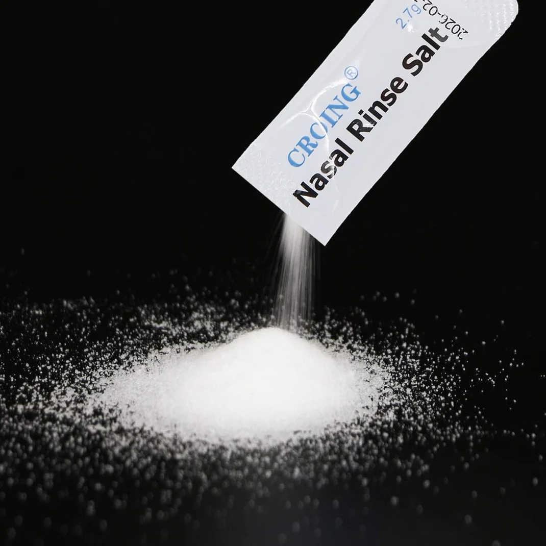 CROING 160 x Sale Lavaggio Nasale per Pulizia & Irrigazione del Naso, Lavaggi Nasali, Irrigatore Nasale, Irrigazione Nasale, Neti Pot, Sinus Rinse, Neti Lota