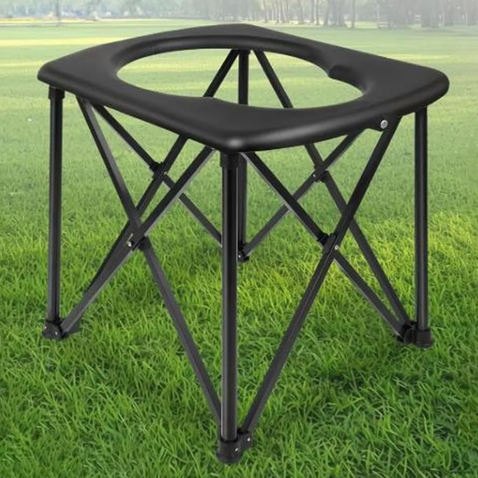 Vasino portatile da campeggio, pieghevole, per campeggio, escursionismo, pesca, camper, viaggi, telaio in lega di alluminio leggero, capacità 158,8 kg,