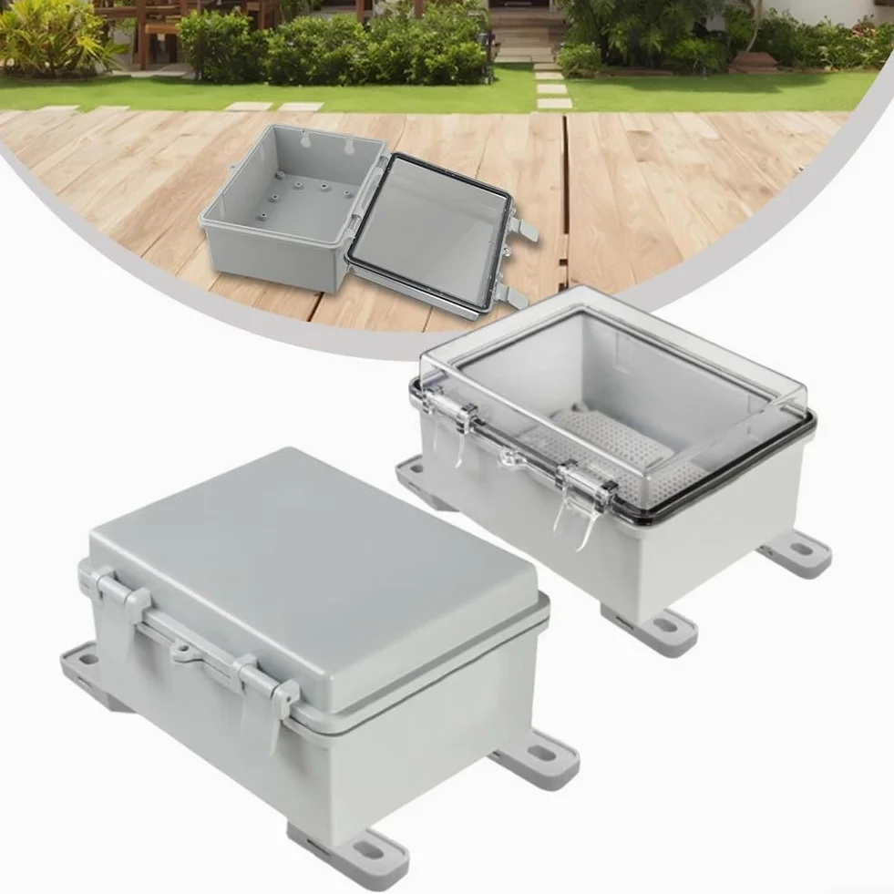Coperture impermeabili per prese elettriche, Scatola elettrica resistente alle intemperie(Gray cover)