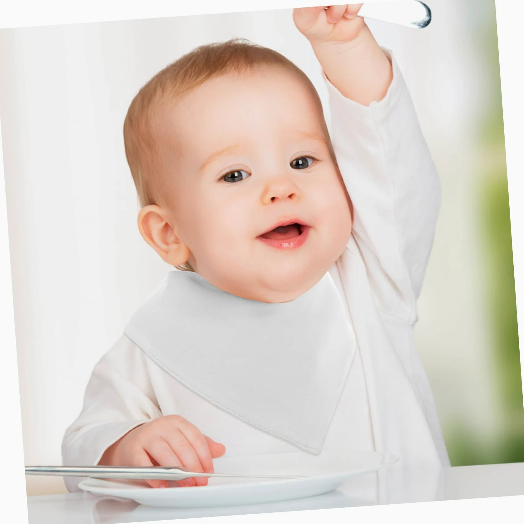 TOYANDONA 12pezzi Bavaglini Triangolari Assorbenti Cotone Per Morbidi e Regolabili Per Teething Accessori Utili Per Mamme
