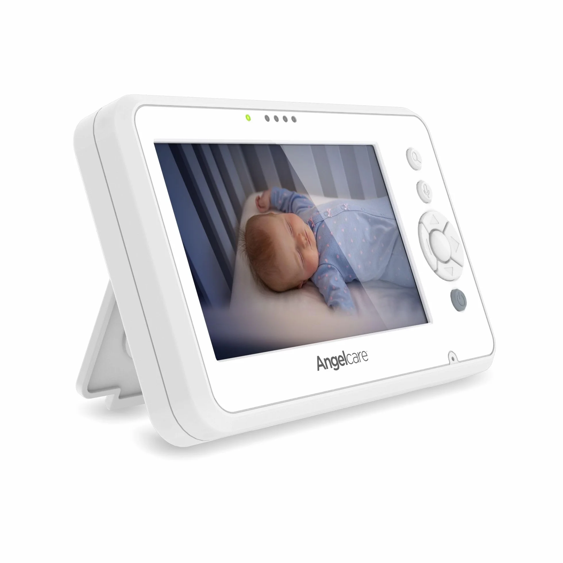 Angelcare - Babyphone Video avec Moniteur de mouvements AC25 - écran 4,3" & caméra HD - veilleuse & berceuses - Portée jusqu'à 150 mètres