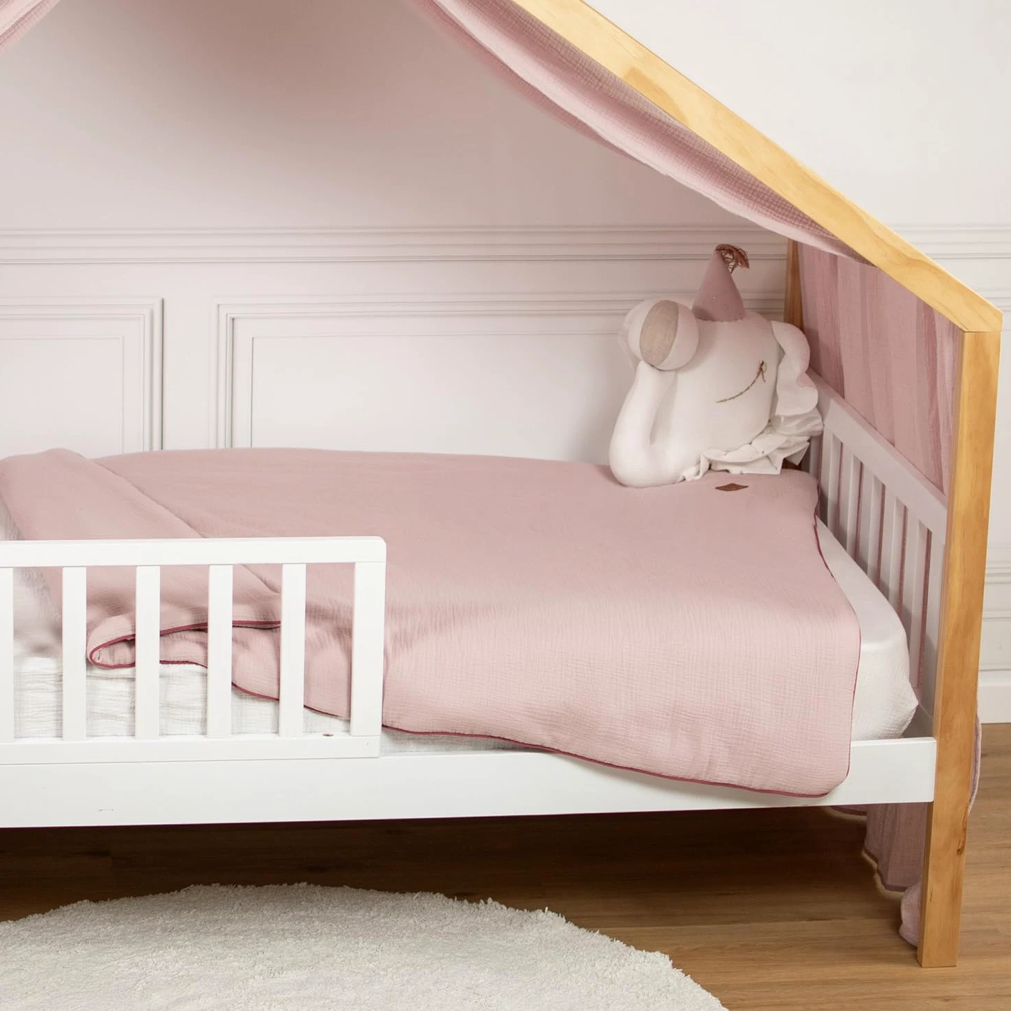 Sevira Kids - Piumino in garza di cotone - pronto a dormire, Jeanne