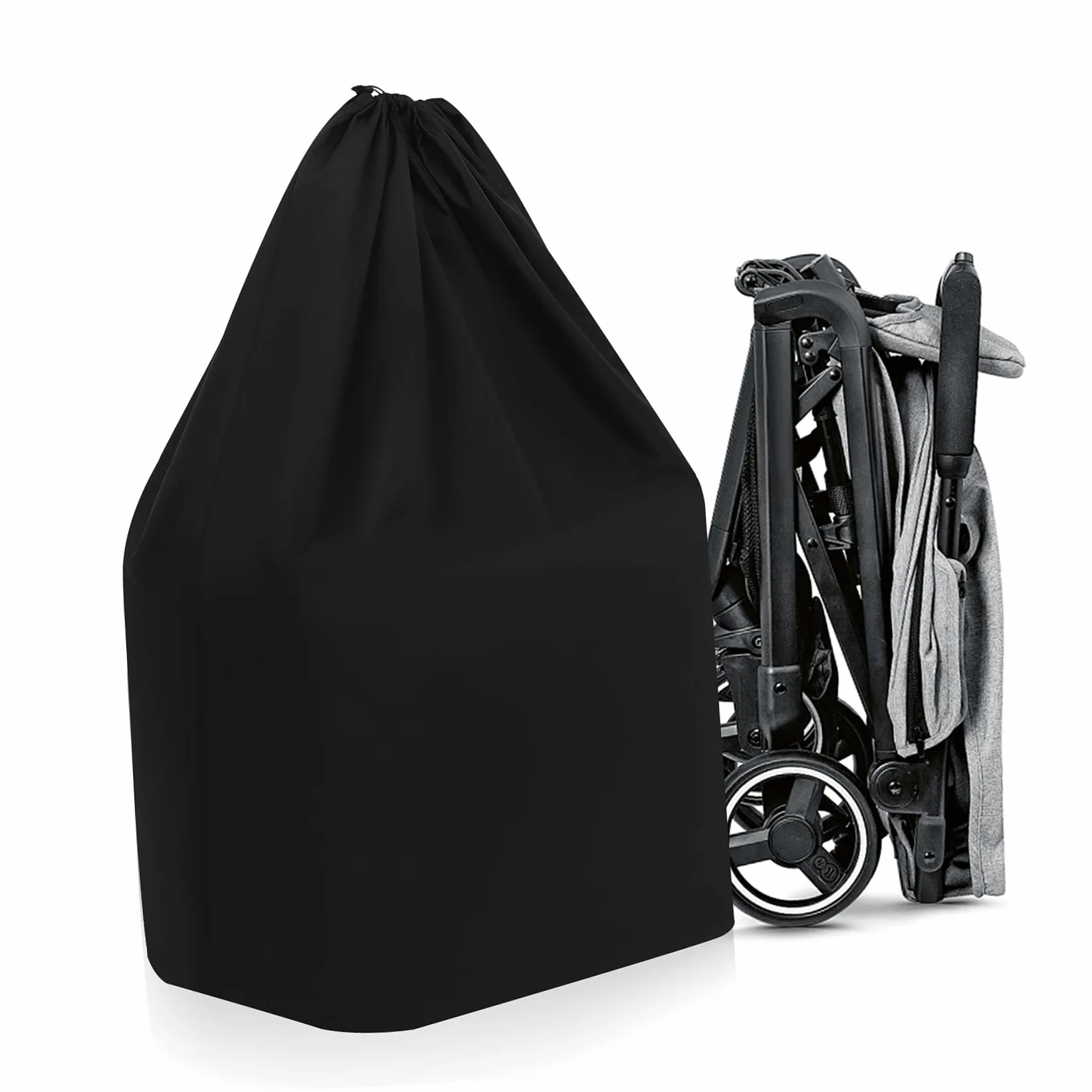 iplusmile Borsa Portaoggetti Per Passeggino in Resistente Doppia Tracolla Ergonomica Meccanismo Di Chiusura Sicuro Compatibilità Per Viaggi in Aereo Treno o Auto