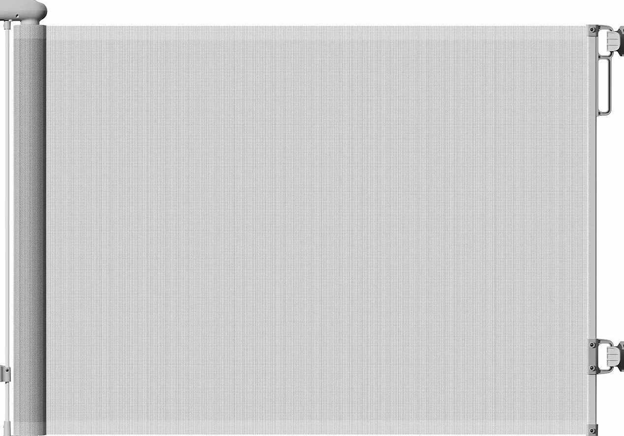 Carlo Milano Cancelletto di sicurezza estensibile per scale, 13-500 cm, altezza 85 cm, grigio