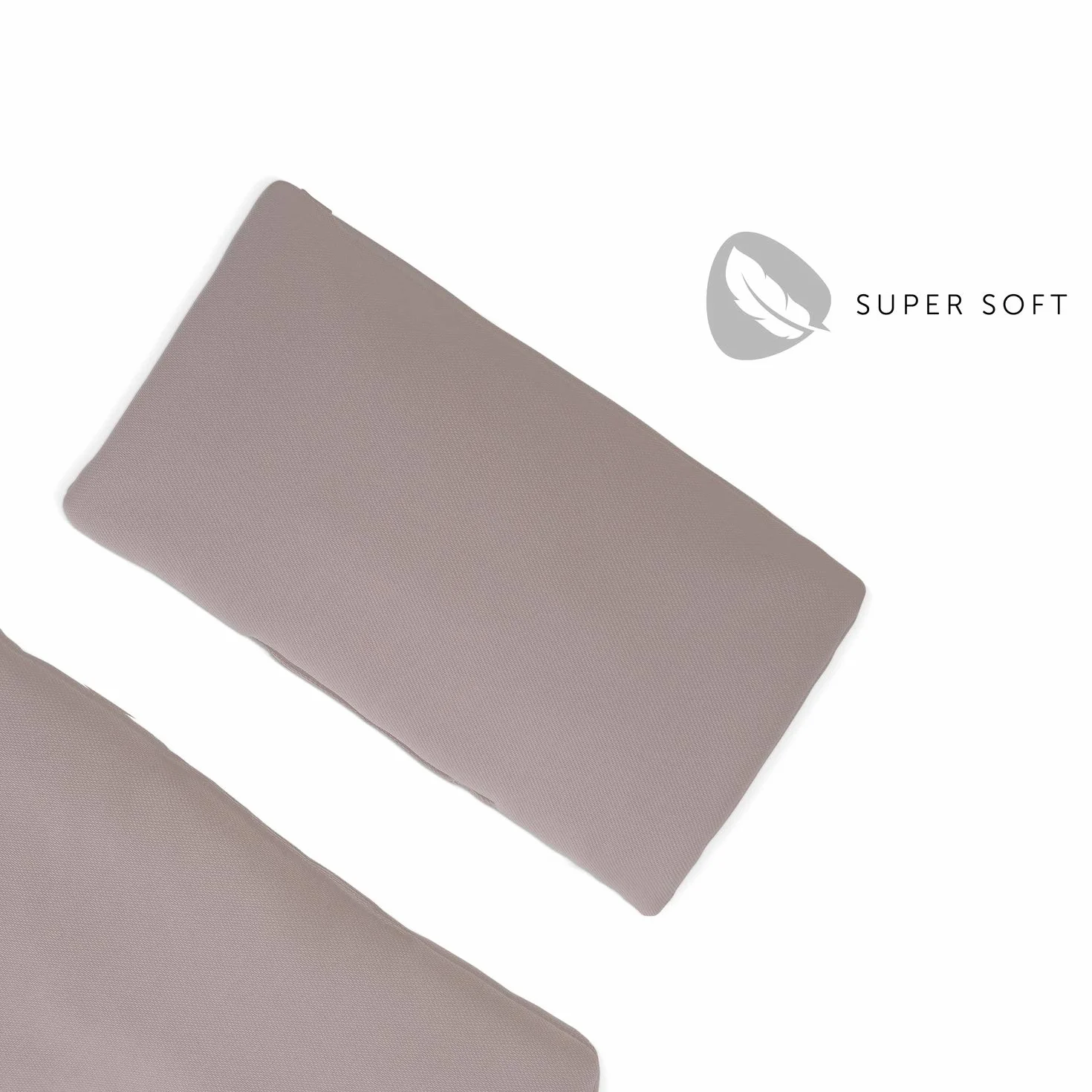 hauck Highchair Pad Deluxe, Beige – Cuscino per Bambini 6 – 36 Mesi - Compatibile con Seggiolone Pappa in Legno Alpha+, Beta+ e Arketa – Copriseduta Soffice a 2 Pezzi per Seduta e Schienale