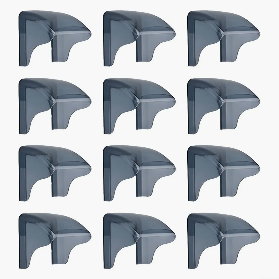 Coperture impermeabili per prese elettriche, Copertura di protezione for interruttore esterno da 12 pezzi(Grey 12pcs)