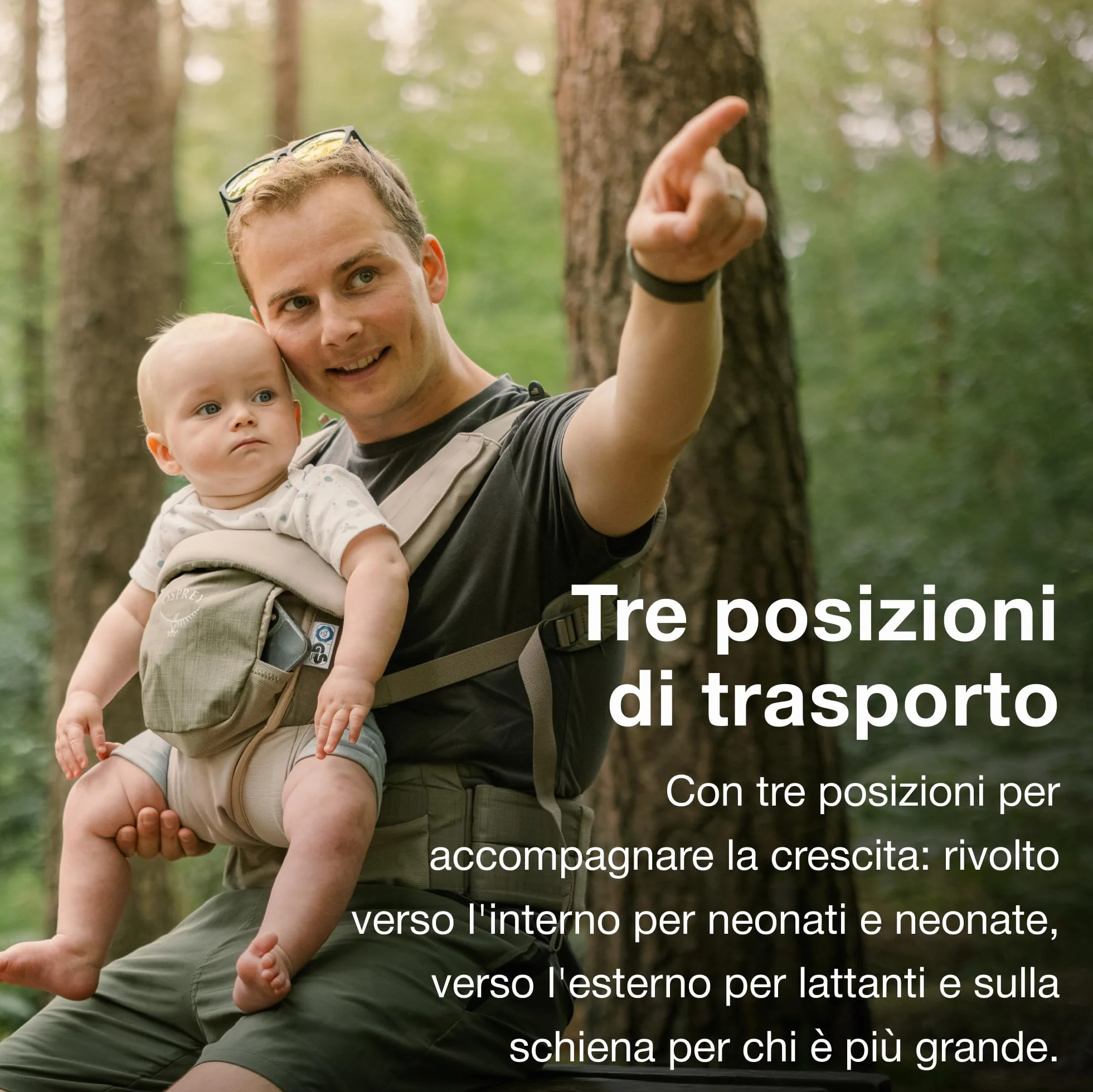 Osprey Poco Marsupio porta bebè morbido