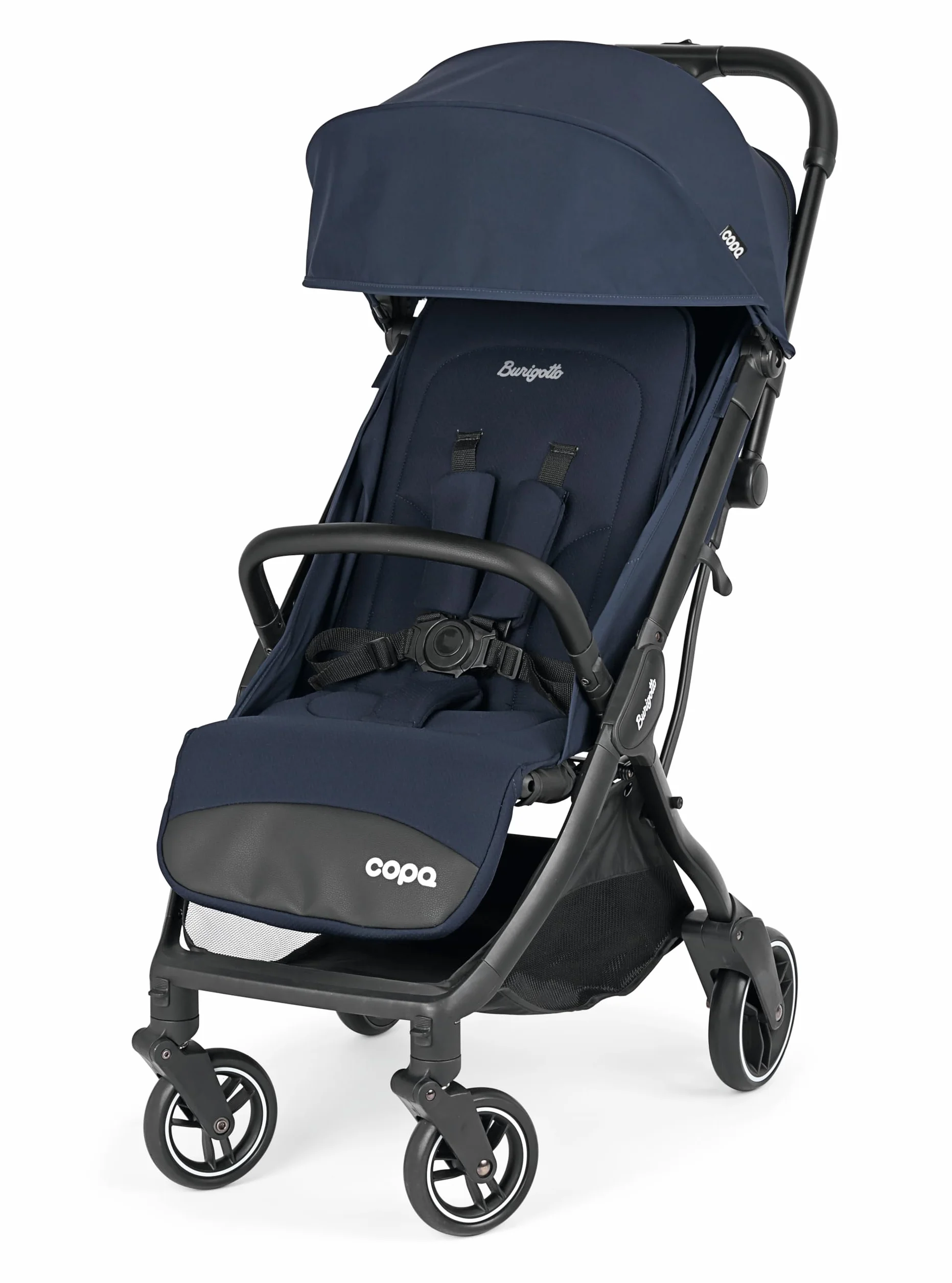 Burigotto Passeggino Copa BLUE il passeggino che si chiude da solo! Omologato dalla nascita (fino a 22 kg)