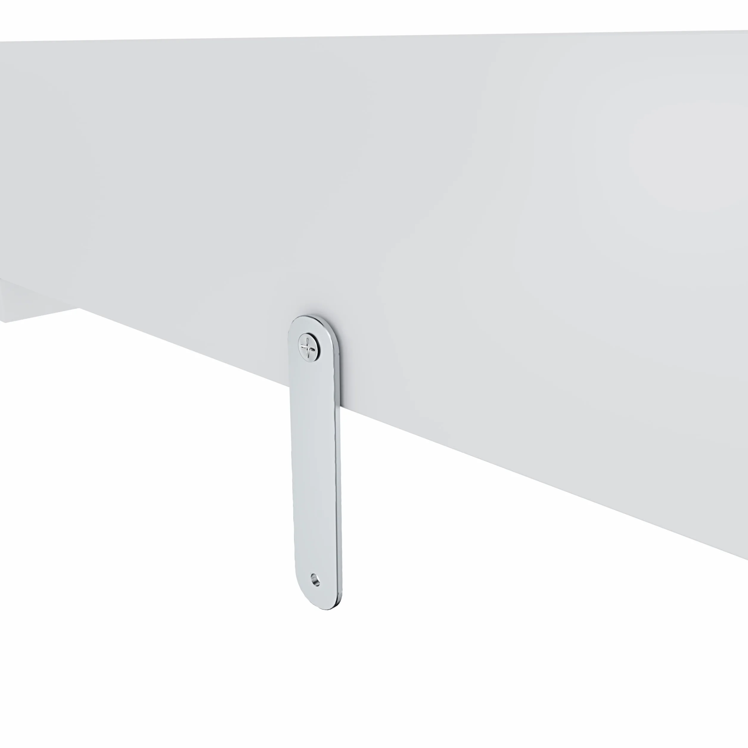 Fasciatoio Universale Per Cassettiera Piano Con Divisorio Rimovibile Angoli Arrotondati Pratico Salvaspazio Fissaggio Sicuro e Facile 80 x 74.5 x 8.5 Cm Bianco