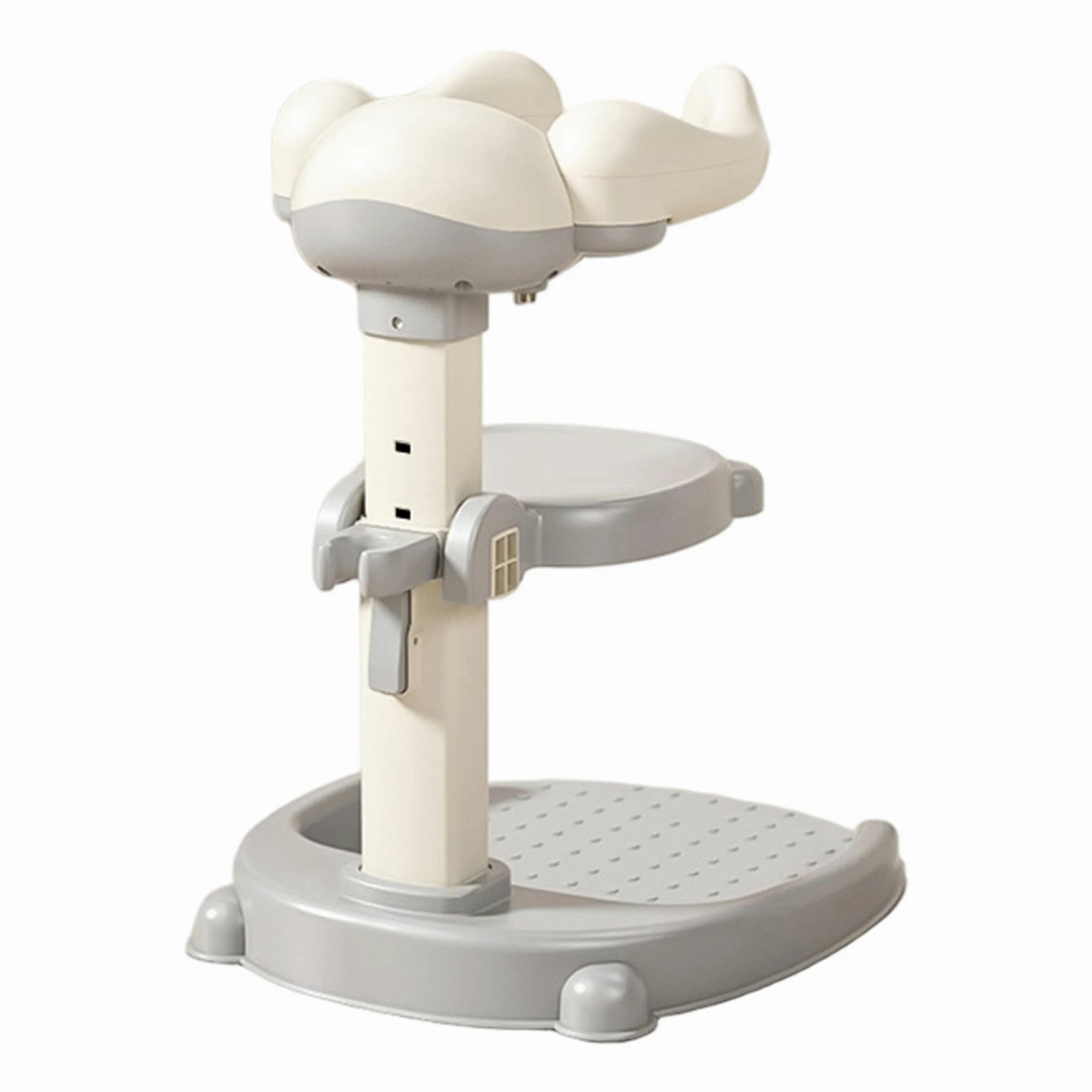 Supporto da bagno con sedile integrato, supporto antiscivolo per vasca da bagno per neonati e bambini piccoli da 8 a 36 mesi