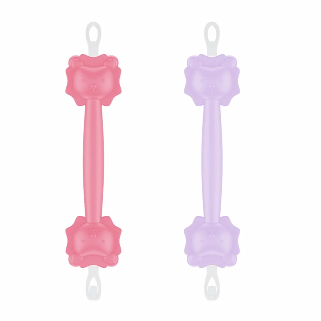 Baby Nose Ear Cleaner, 2 pezzi Nasenreiniger Baby, Pulizia orecchie, Igienico, Adatto per Casa e Viaggi, Uso Sicuro per la Cura del Neonato, del Neonato per Bambini Prodotti, rosa/viola
