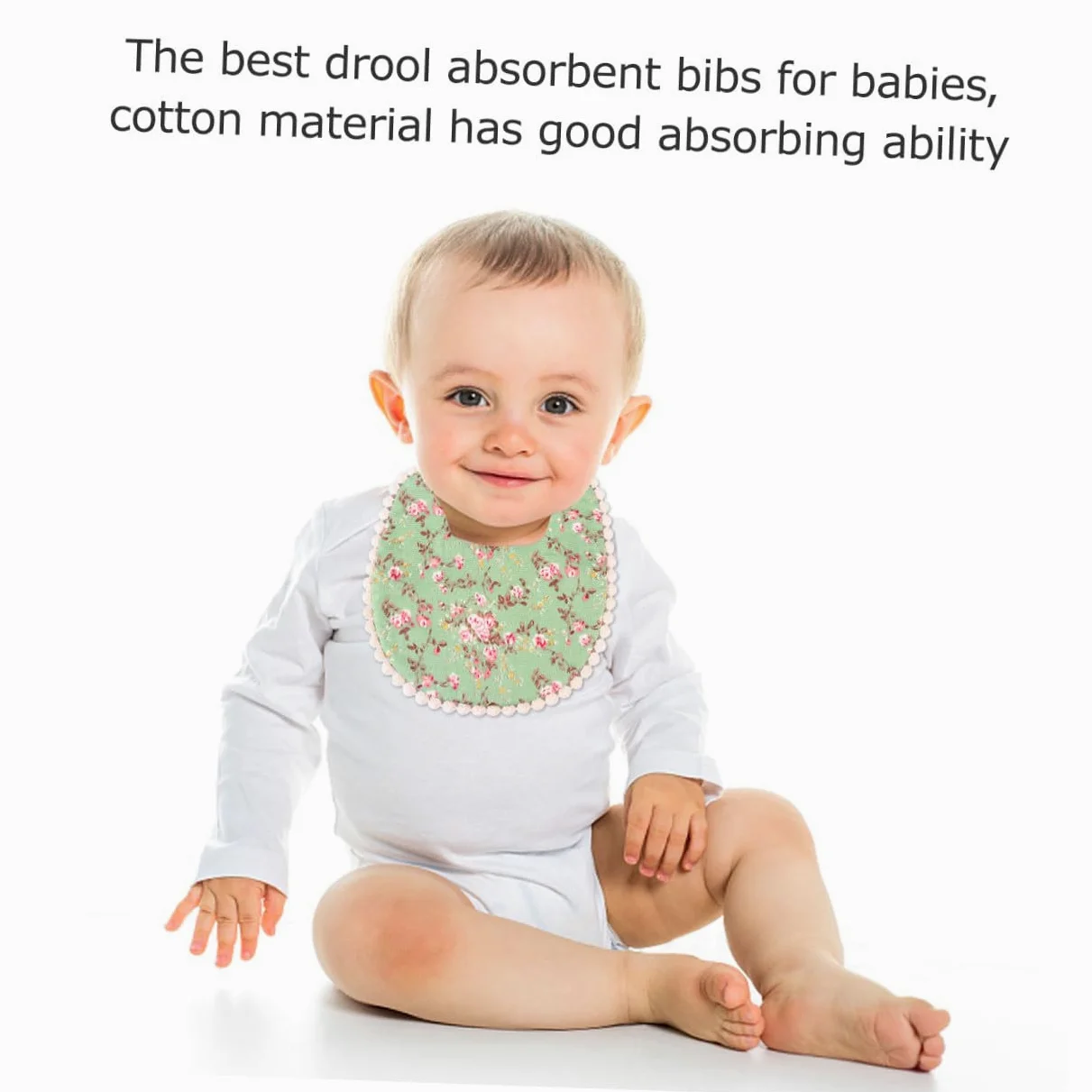 ibasenice 4 Pezzi Bavaglini Unisex Bavaglino Per Bambina Bavaglino Neonato Bavaglino Bava Asciugamano Bavaglino Lavabile Bavaglino Doppio Strato Uomo E Donna Cotone Oltre Il 95%