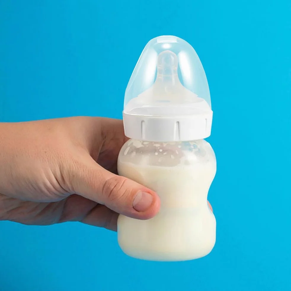 Coperchi Riutilizzabili per Tettarelle Tappo Anti-Perdita in Plastica, Tappi di Ricambio per Bottiglie del Latte a Bocca Larga, Accessori per Allattamento e Protezione Polvere
