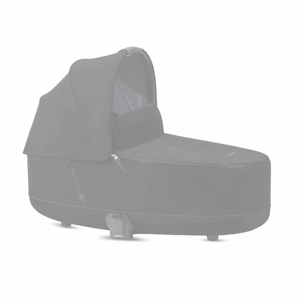 Custodia per navicella Cybex Priam/E-Priam Carry Cot Pique Bianco. (100% cotone) - Pareti imbottite