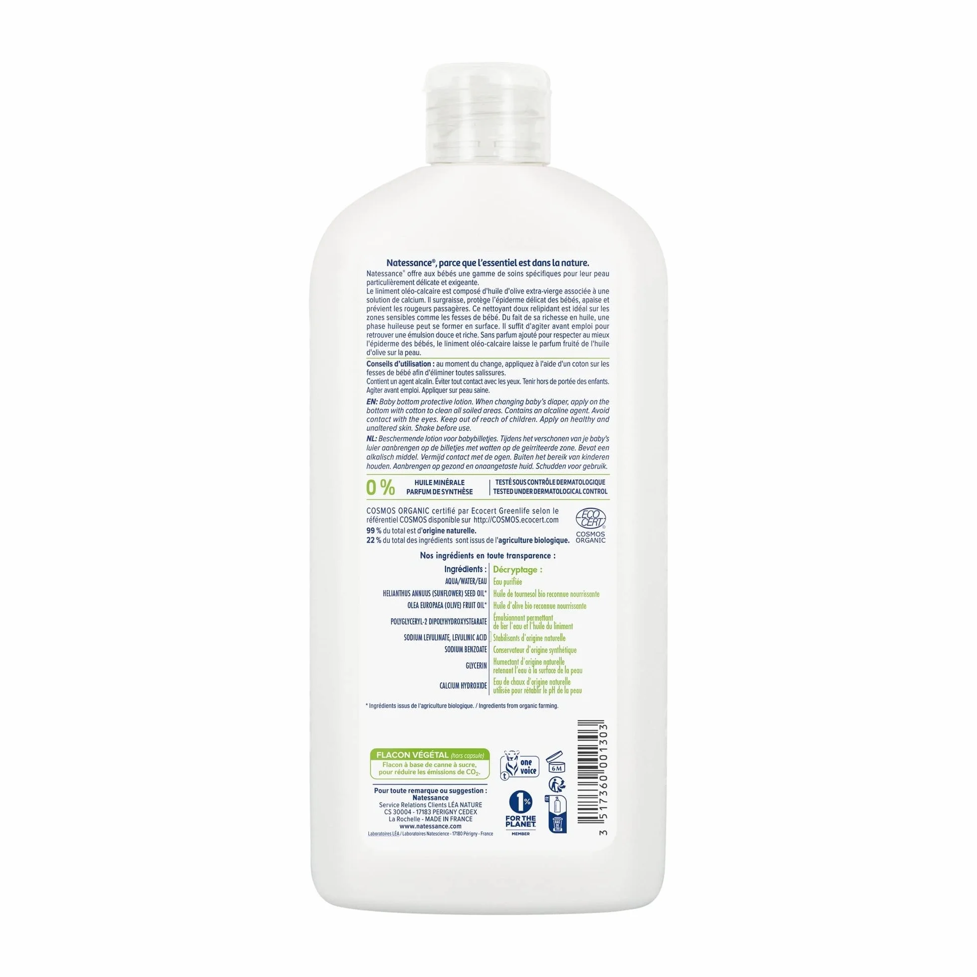 Baby liniment oléo-calcaire 500ml