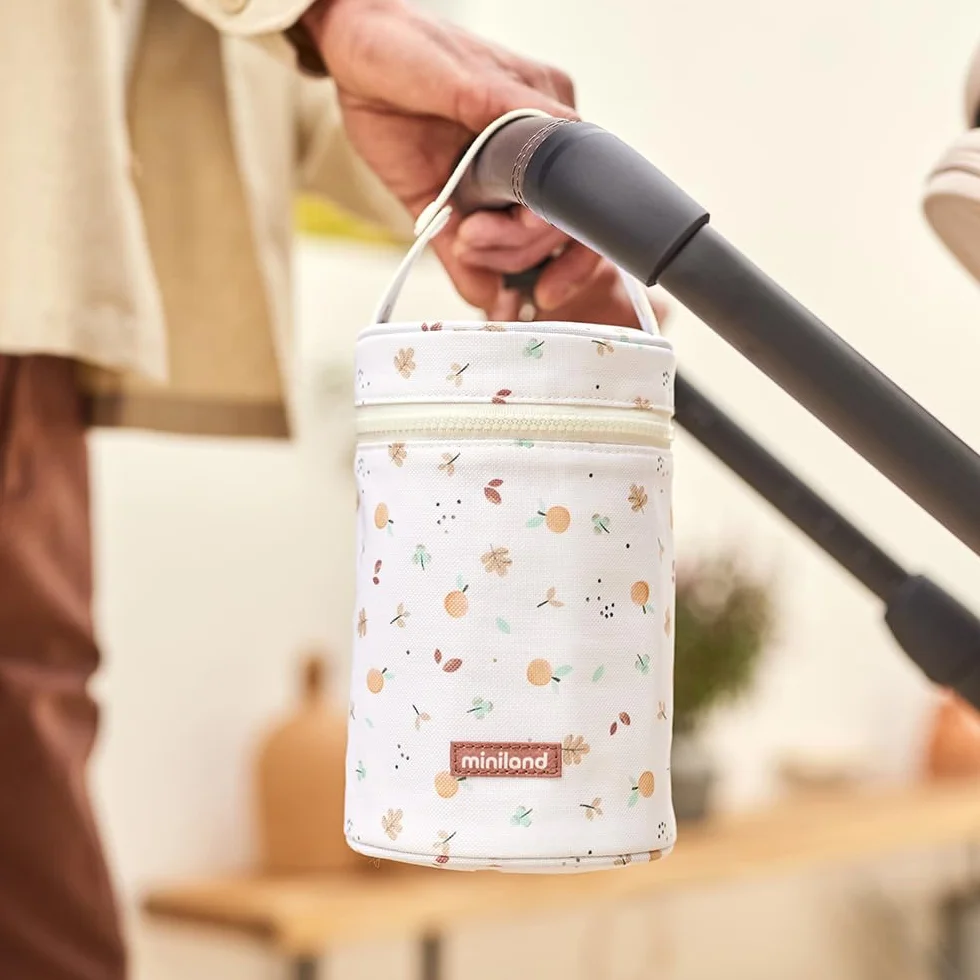 Miniland - Borsa Isotermica per Termos e Biberon da 700 ml per Bambini, Borsa da Trasporto con Manico, Ideale per Termos di Alimenti Solidi (Valencia)