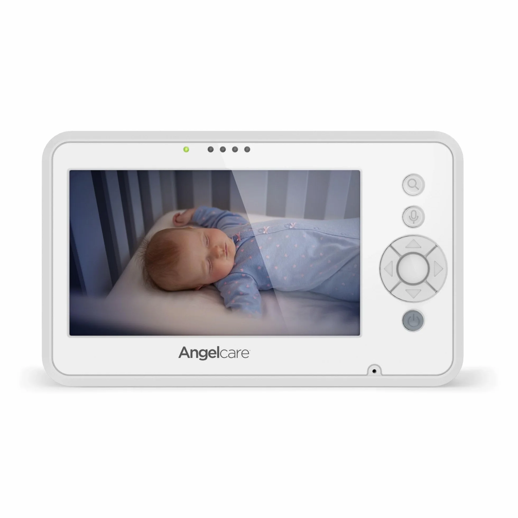 Angelcare - Babyphone Video avec Moniteur de mouvements AC25 - écran 4,3" & caméra HD - veilleuse & berceuses - Portée jusqu'à 150 mètres