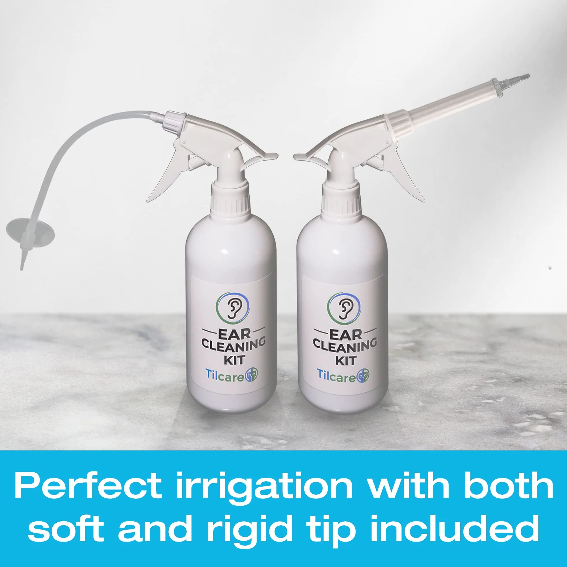 Kit Per Rimozione Cerume Di Tilcare - Sistema Di Irrigazione Per Orecchie Per Adults E Bambini - Kit Pulizia Orecchie - Include Bacinella, Siringa, Kit Di Curette, Asciugamano e 30 Punte monouso